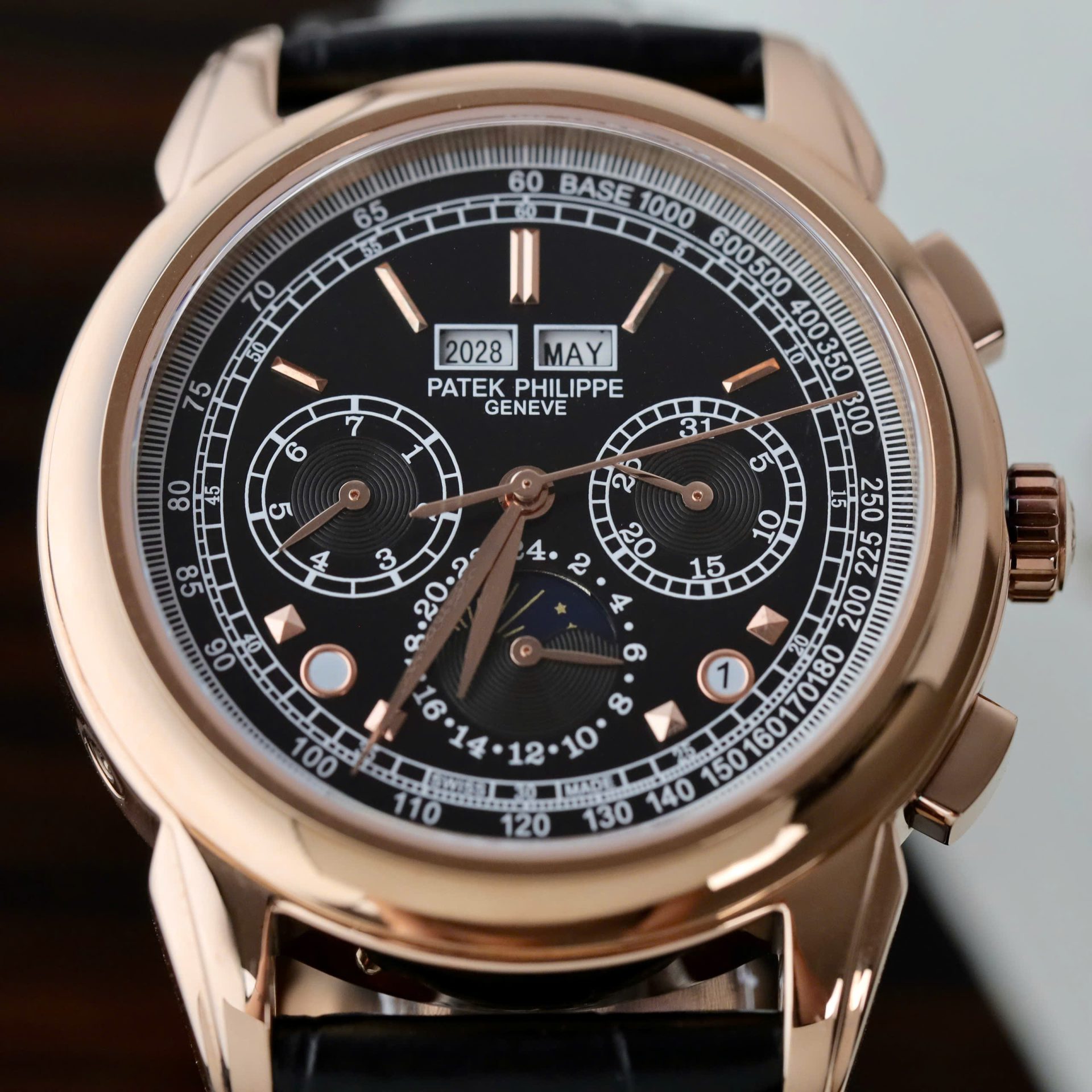 Patek Philippe Grand Complications 5270J Leather Strap Fake Watch 41mm - Top club