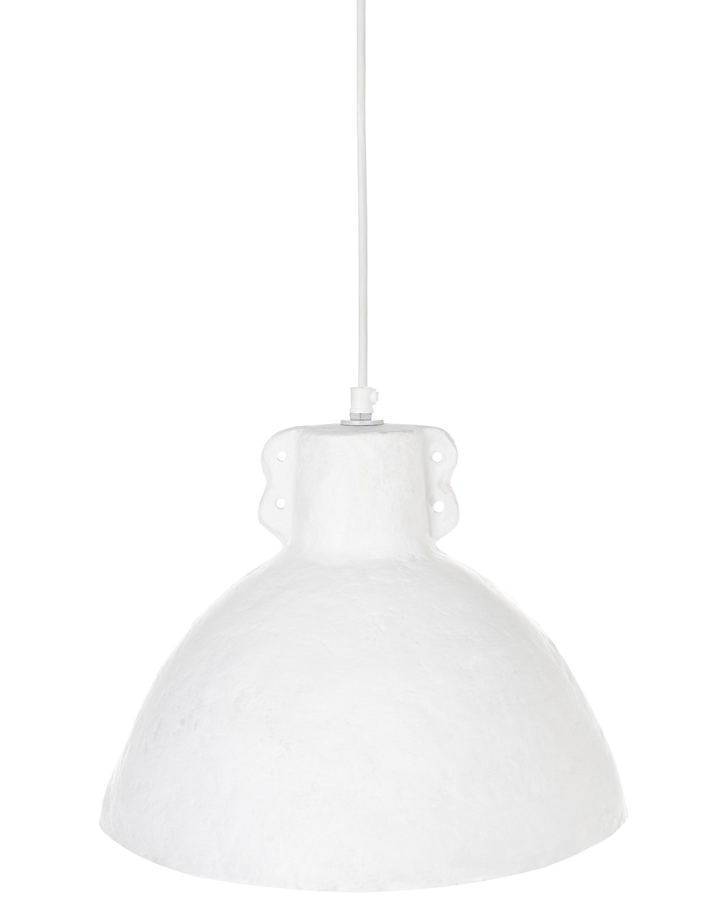 Pendant Lamp MIGUELETE Papier-Mâché White