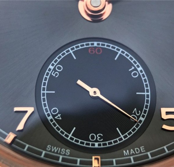 Replica IWC ZF Portuguese IW545406 RG Brown Dial Leather Strap A6498 - Top club