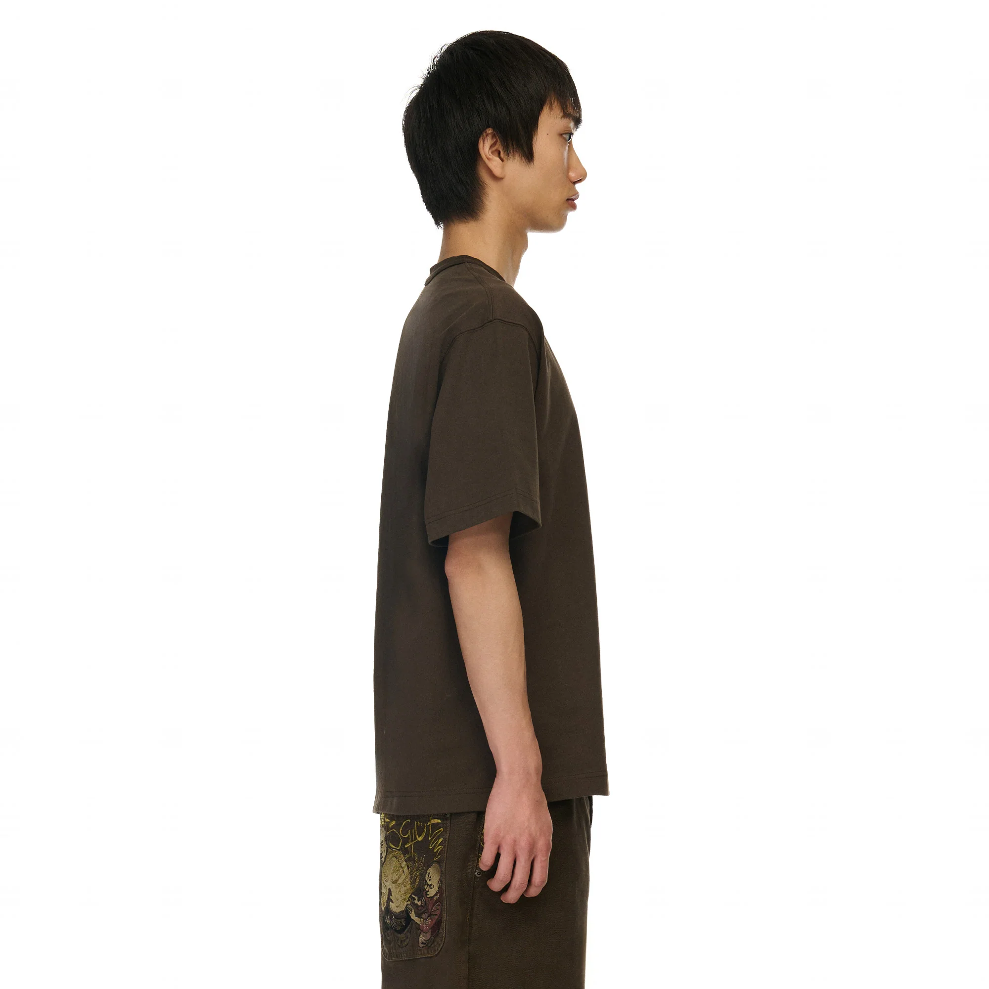 "yakuza" T Shirt dark brown