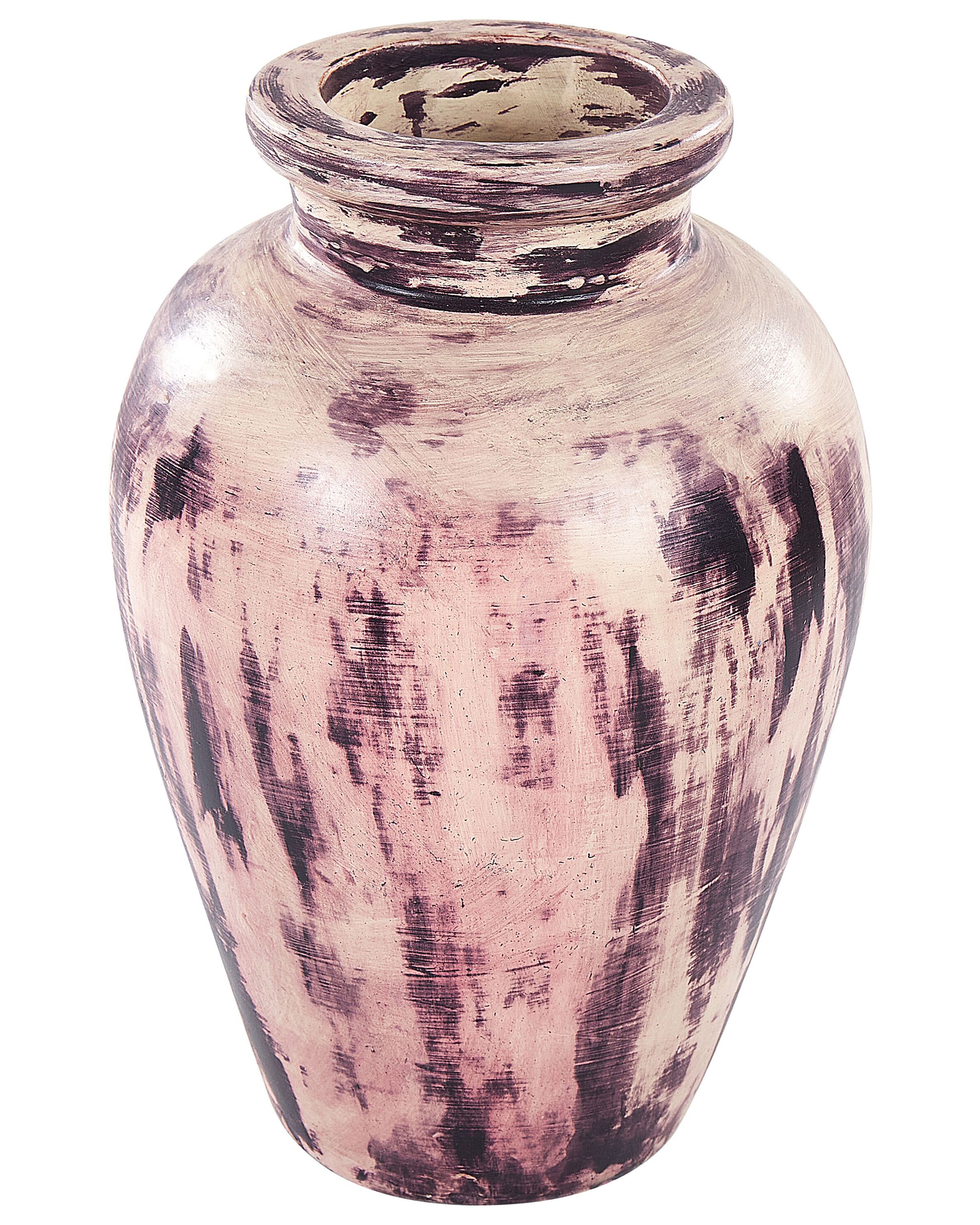 Decorative Vase AMATHUS Ceramic 34 cm Violet
