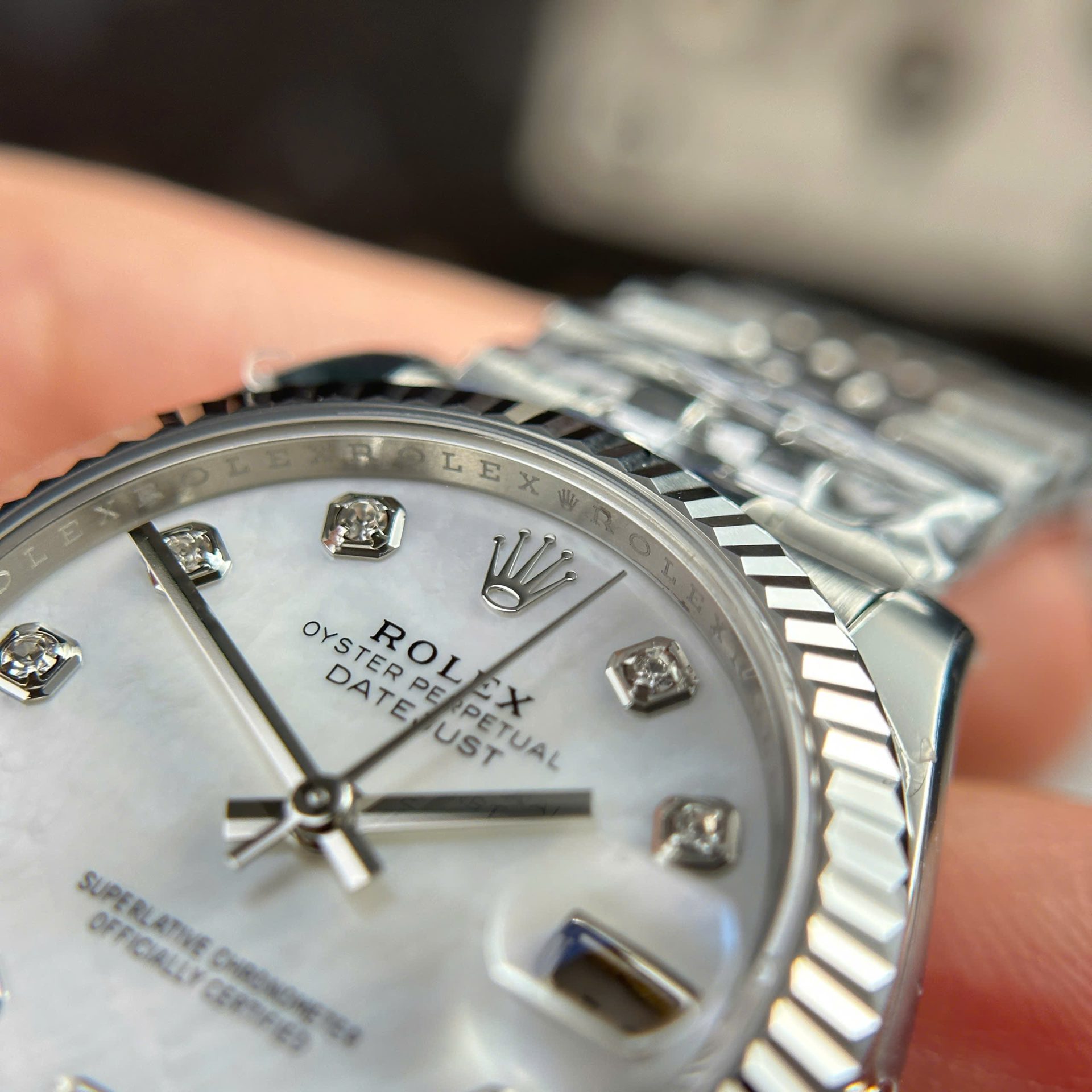 Rolex Best Copies Watch DateJust Dial Mother Of Pearl THB Factory 31mm - Top club