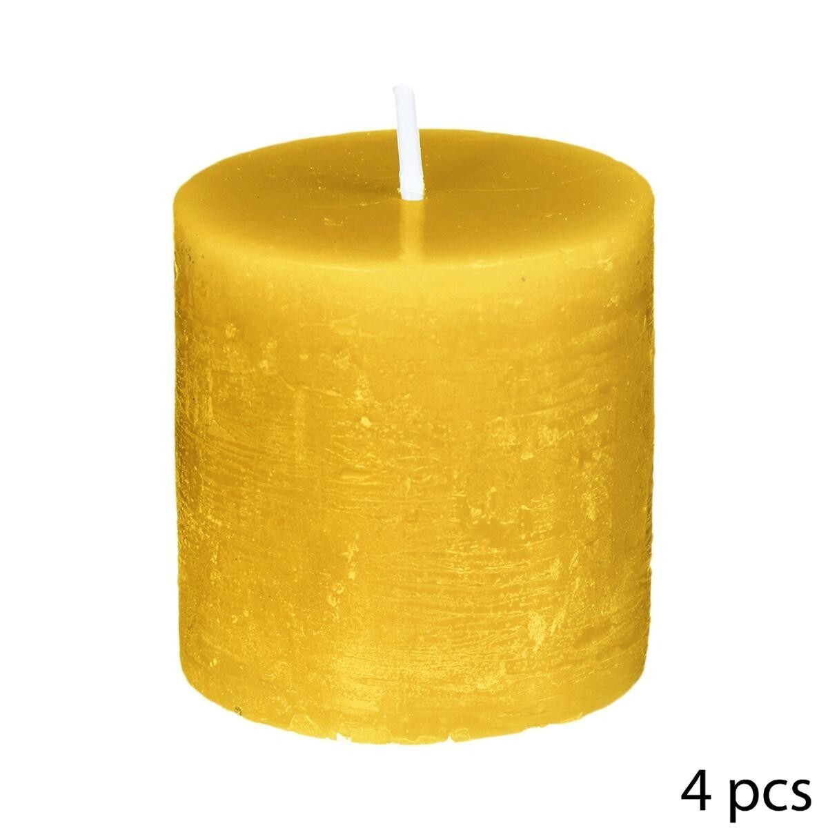 Rustic candle Yellow, 60g