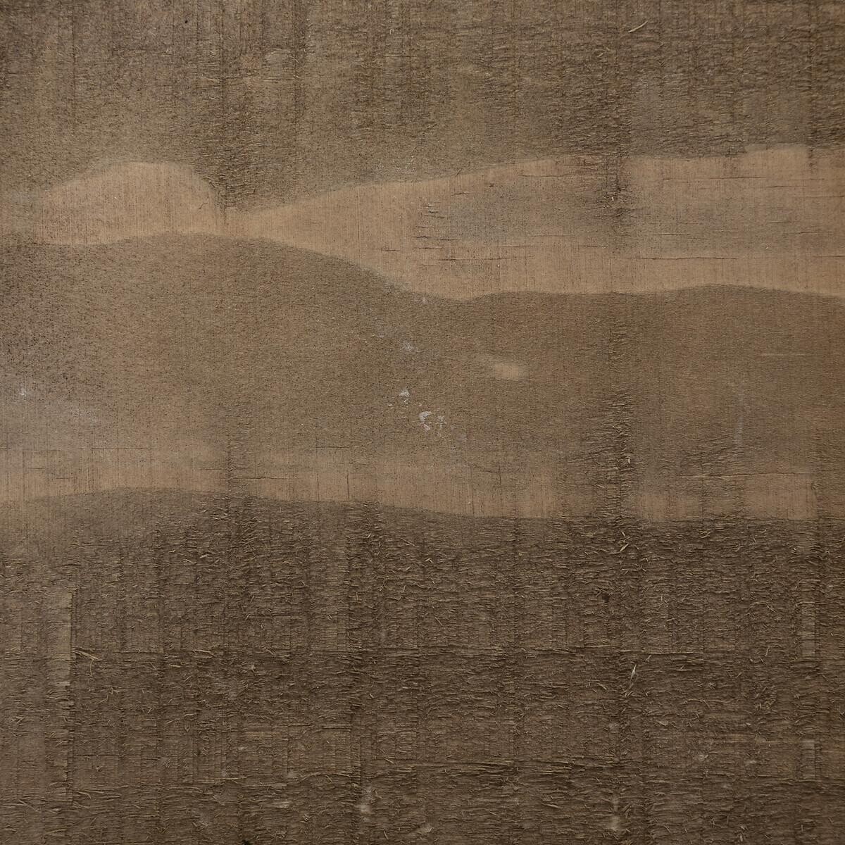 Plant holder 4 trays Metal and pine, H.88 cm