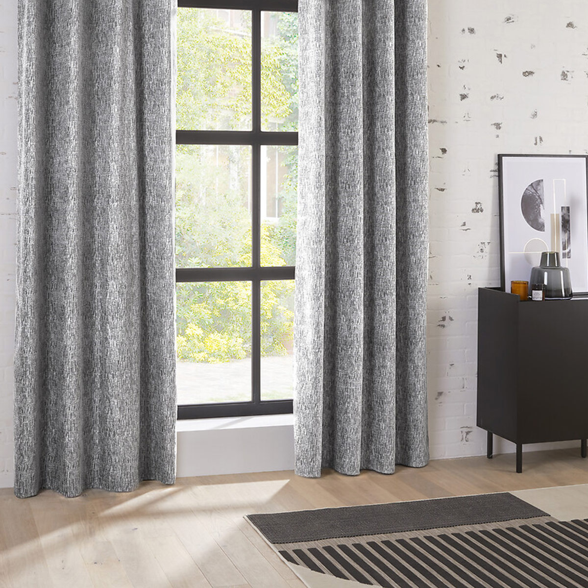 Blackout curtain Slate grey, 140x260 cm