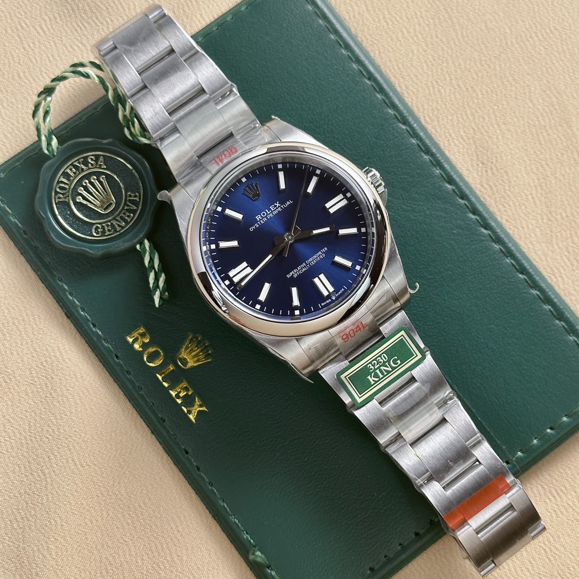 Rolex Oyster Perpetual 124300 Replica Watch Blue Dial King Factory 41mm - Elite Watch Atelier