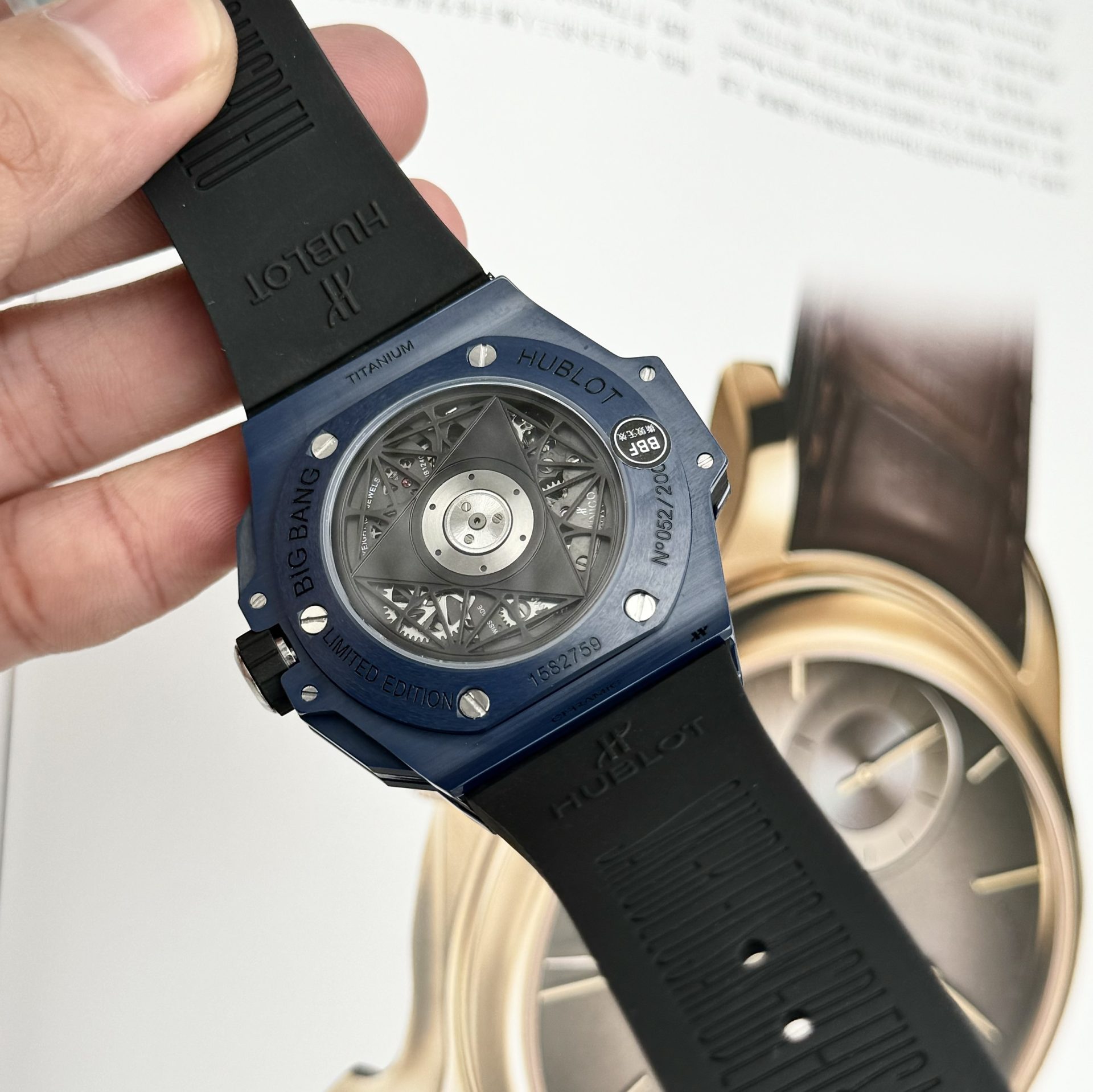 Hublot Replica Watch Big Bang Sang Bleu II Blue Ceramic BBF Factory 45mm - Top club