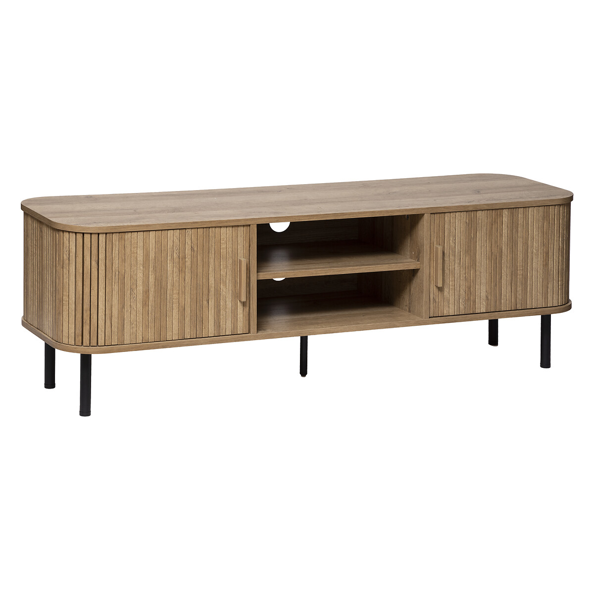 TV stand 2-doors "Colva" Oak effect, 53x140 cm