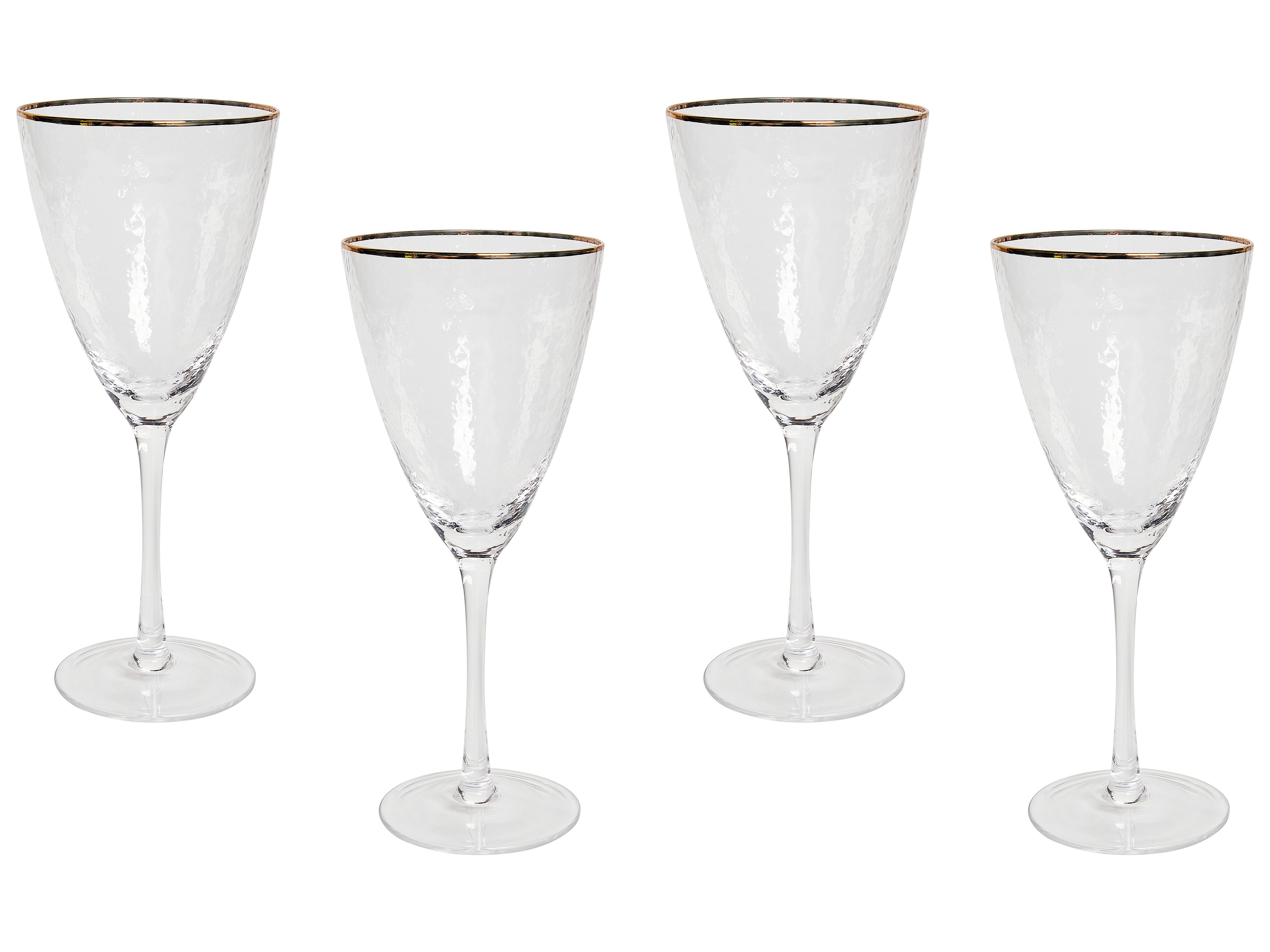Set of 4 Wine Glasses TOPAZ 380 ml Transparent