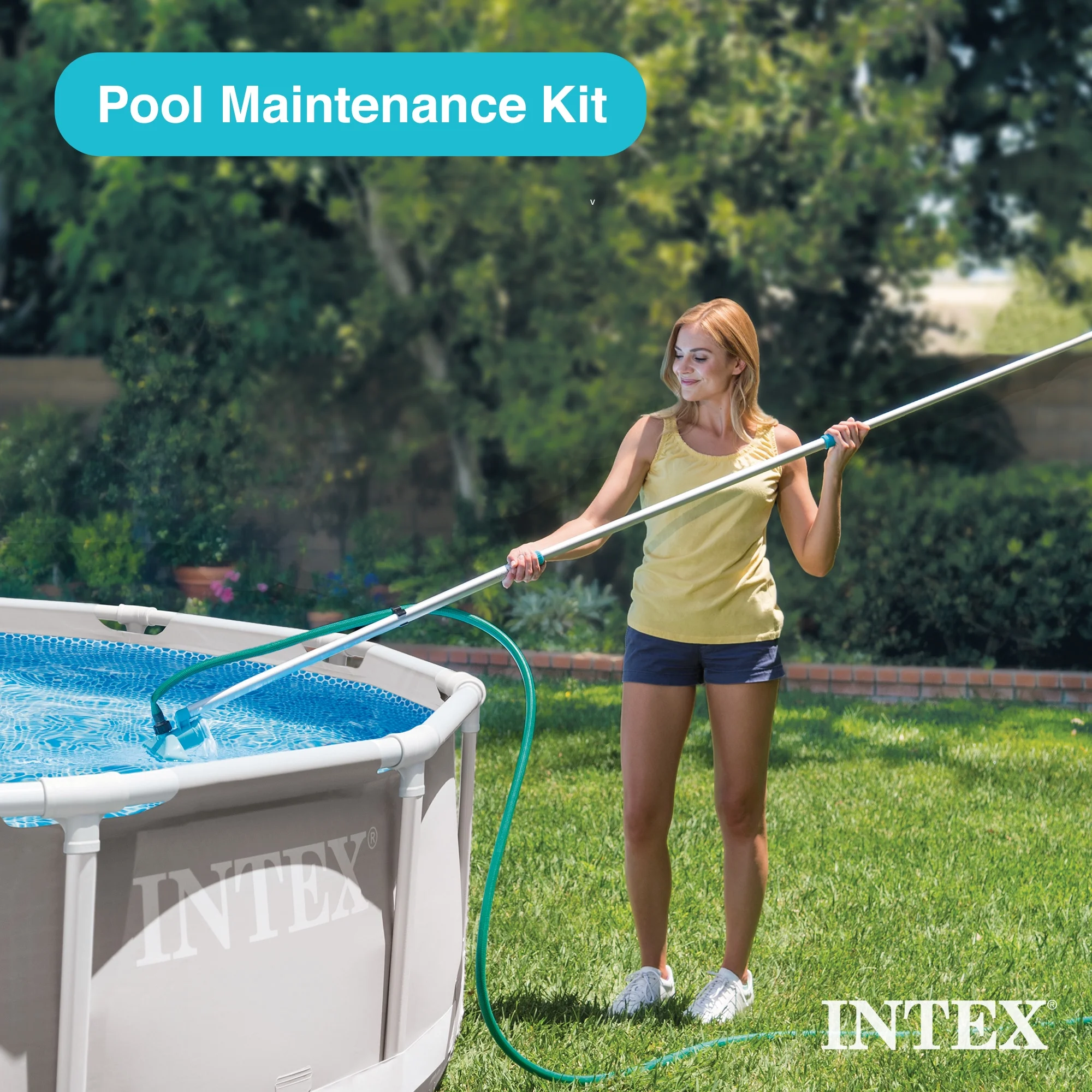 Intex 26719EH 14ft x 42in Prism Frame Above Ground Swimming Pool with Pump - Image 37