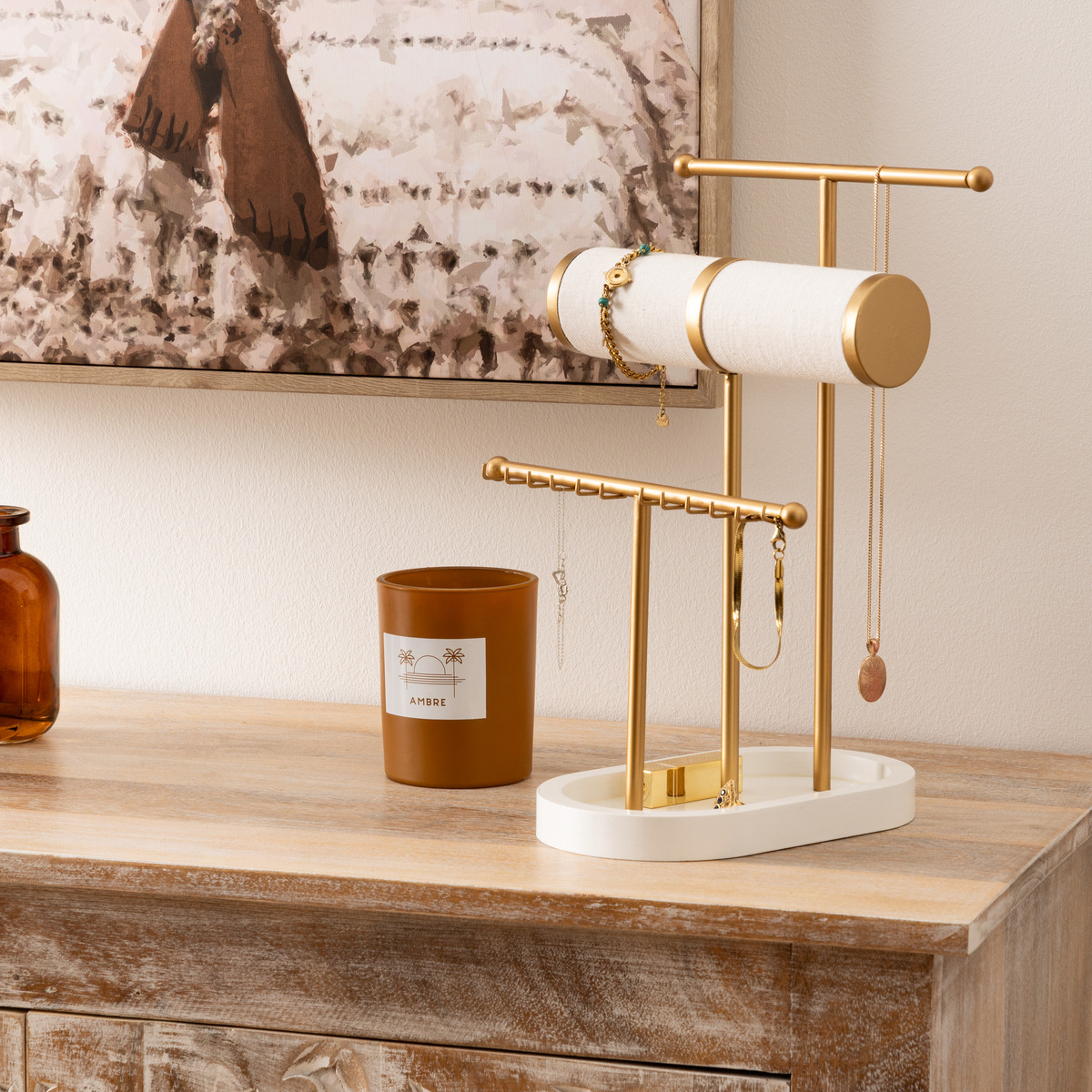 Jewelry holder "Wild" White, 31x20x20 cm