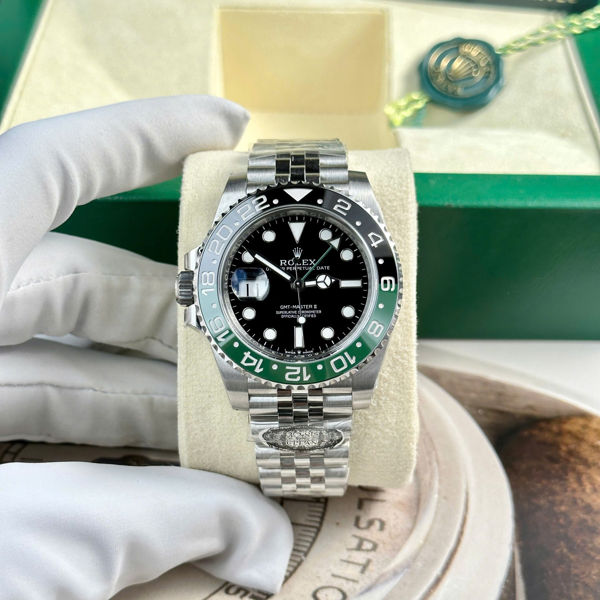 Rolex Replica Watch GMT-Master II 126720VTNR Sprite Clean Factory 40mm - Elite Watch Atelier