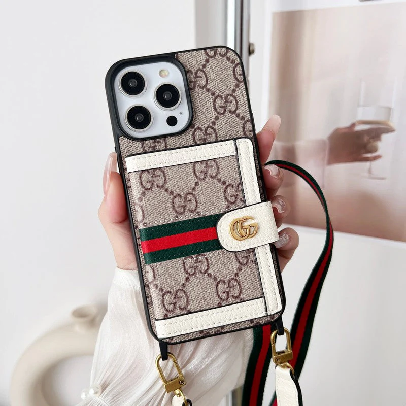 GG Card Bag Chain Classic iPhone Case - Wholesale & Influencer