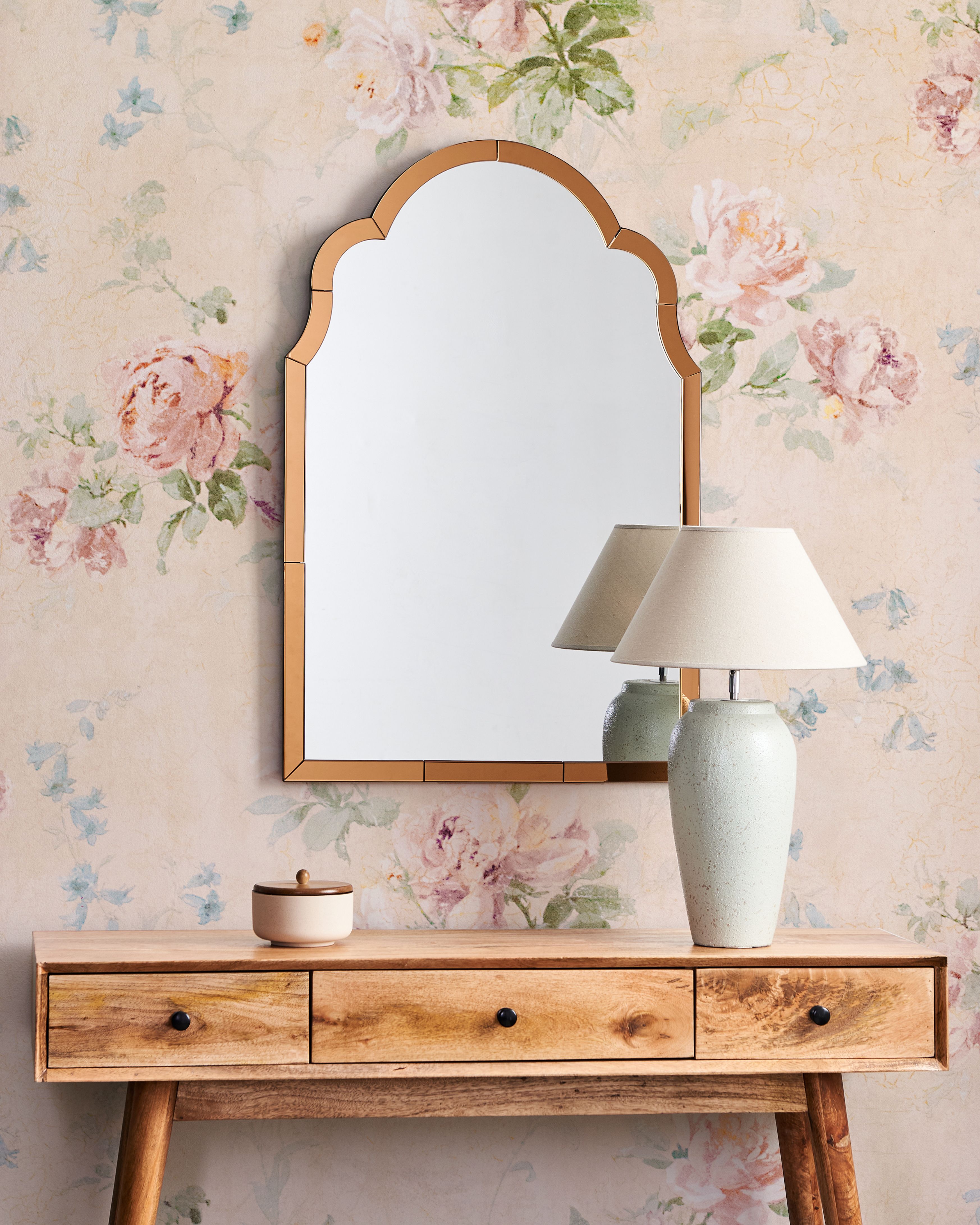 Wall Mirror NORVILLE 60 cm 89 cm Copper