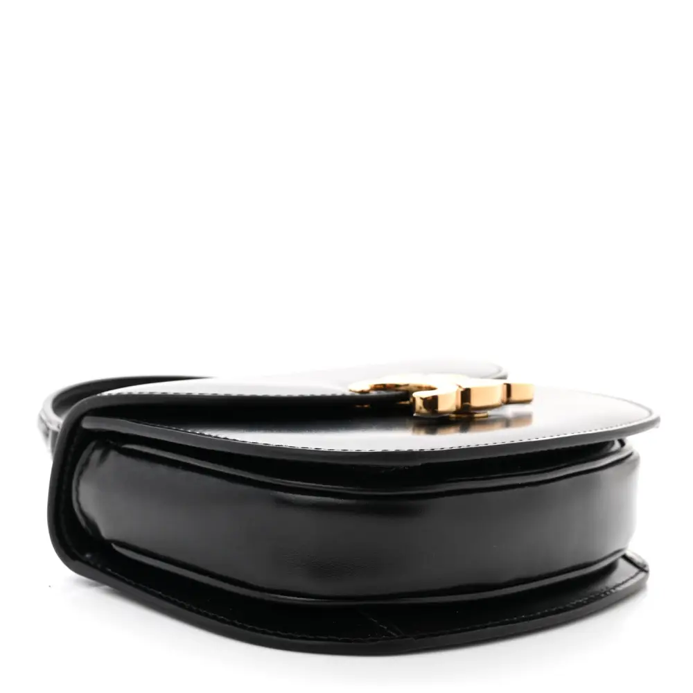 Celine Triomphe Mini Besace Replica in Shiny Calfskin Leather1:1High-quality replica