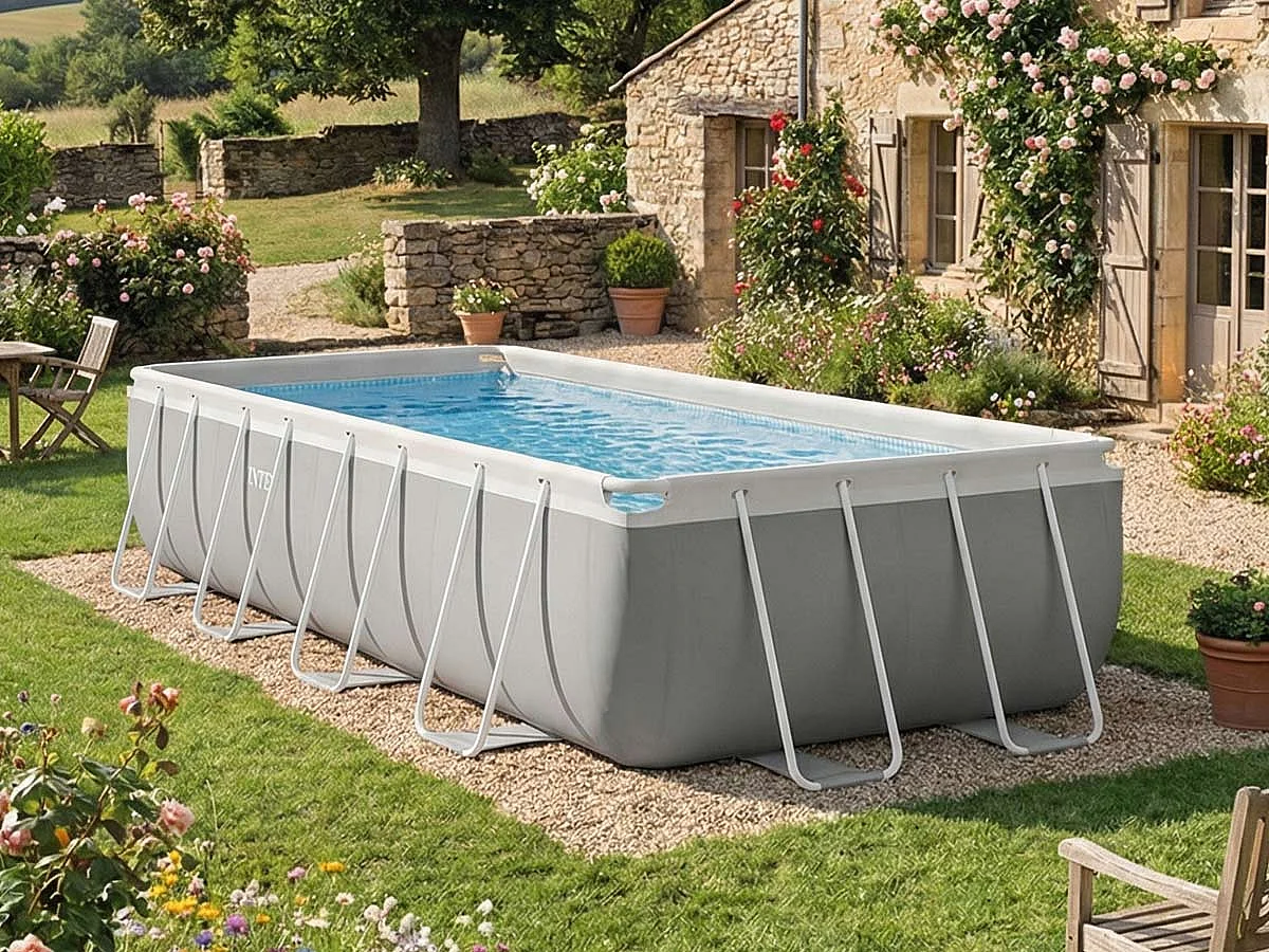 Piscine tubulaire Intex Prism Frame 4,88 x 2,44 x 1,07 m