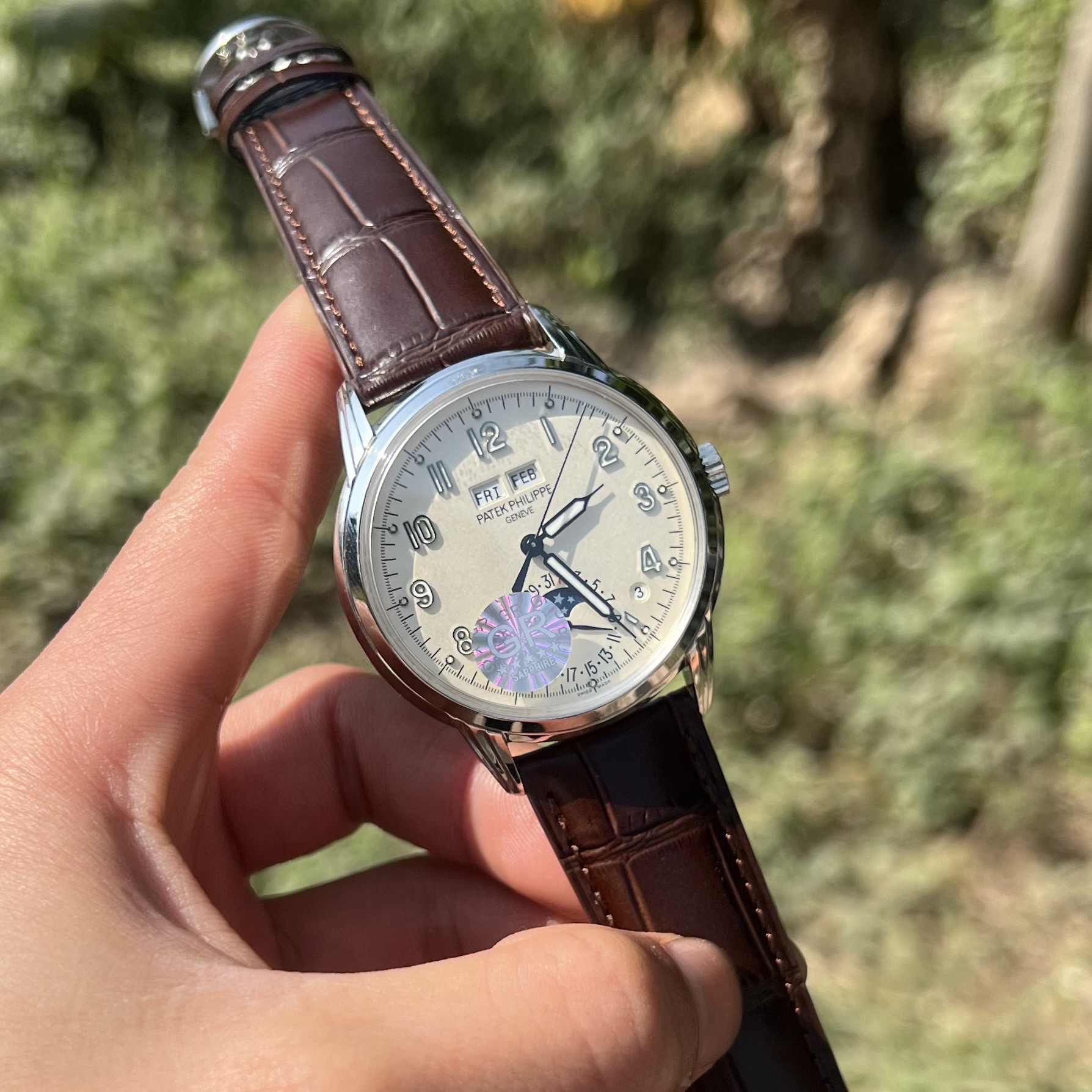 Patek Philippe Complications 5320G Replica Watch Leather Strap 40mm - Top club