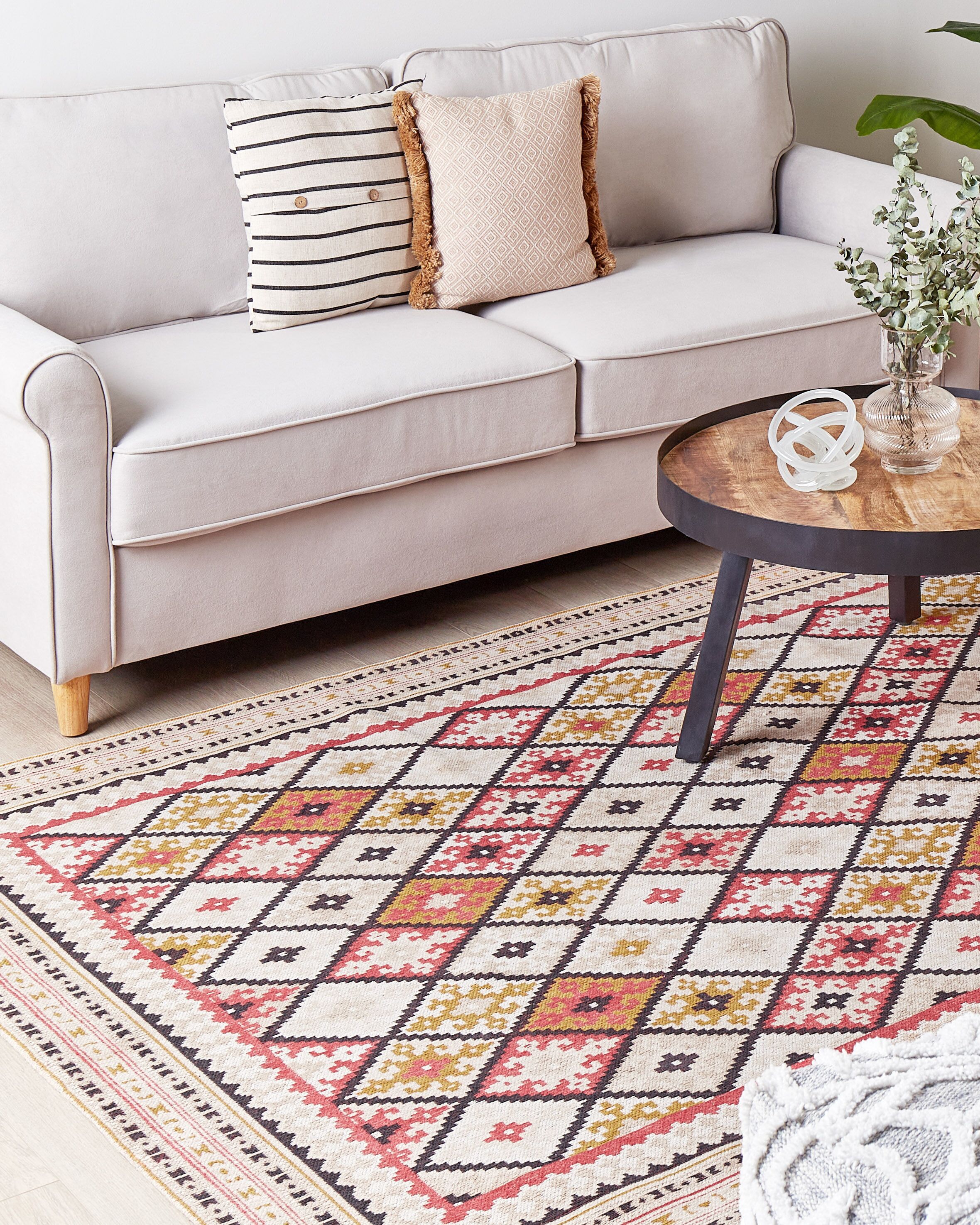 Rug ANADAG Red 160 x 230 cm Cotton