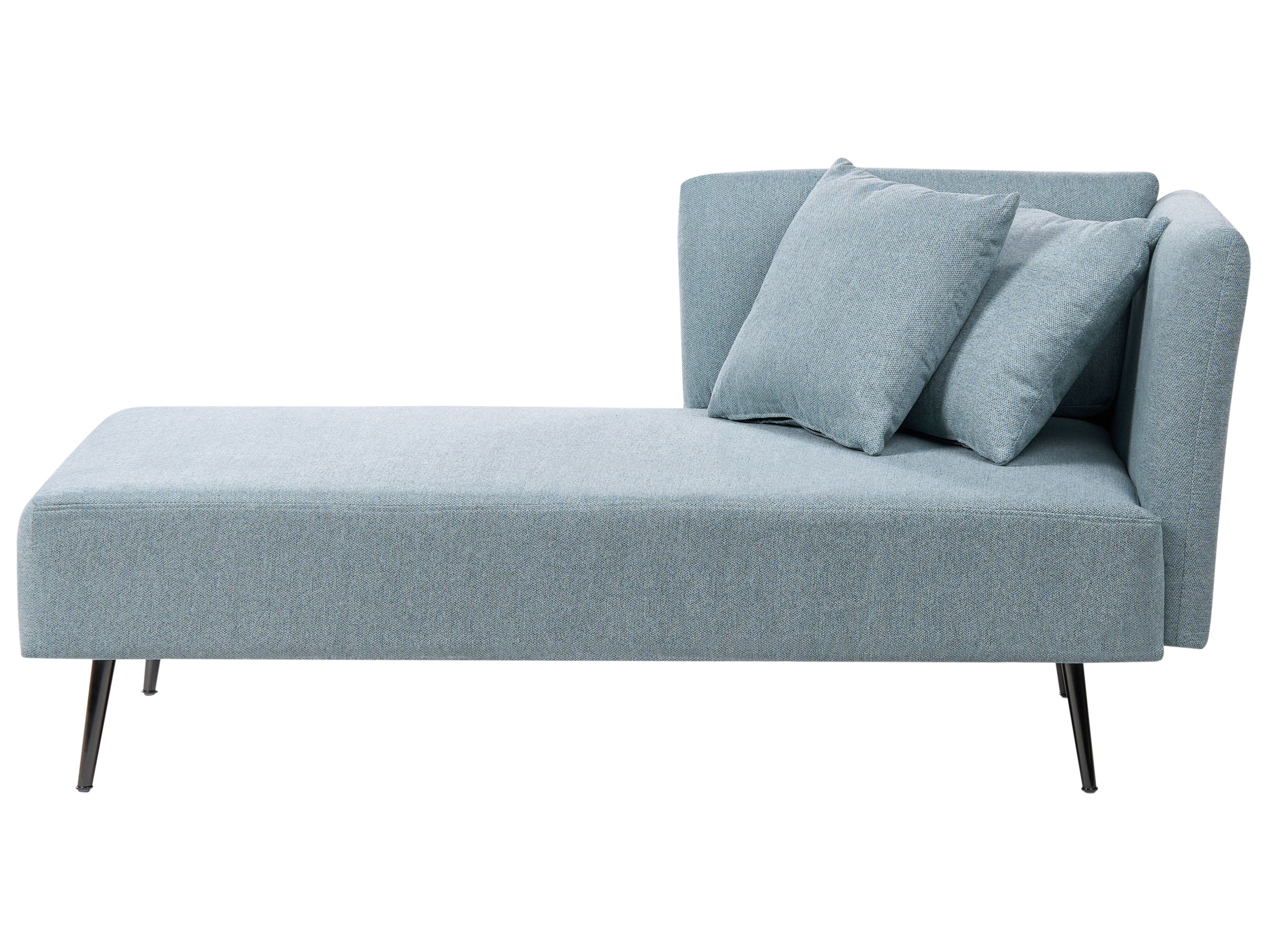 Right-Hand Chaise Lounge RIOM Fabric Mint Green