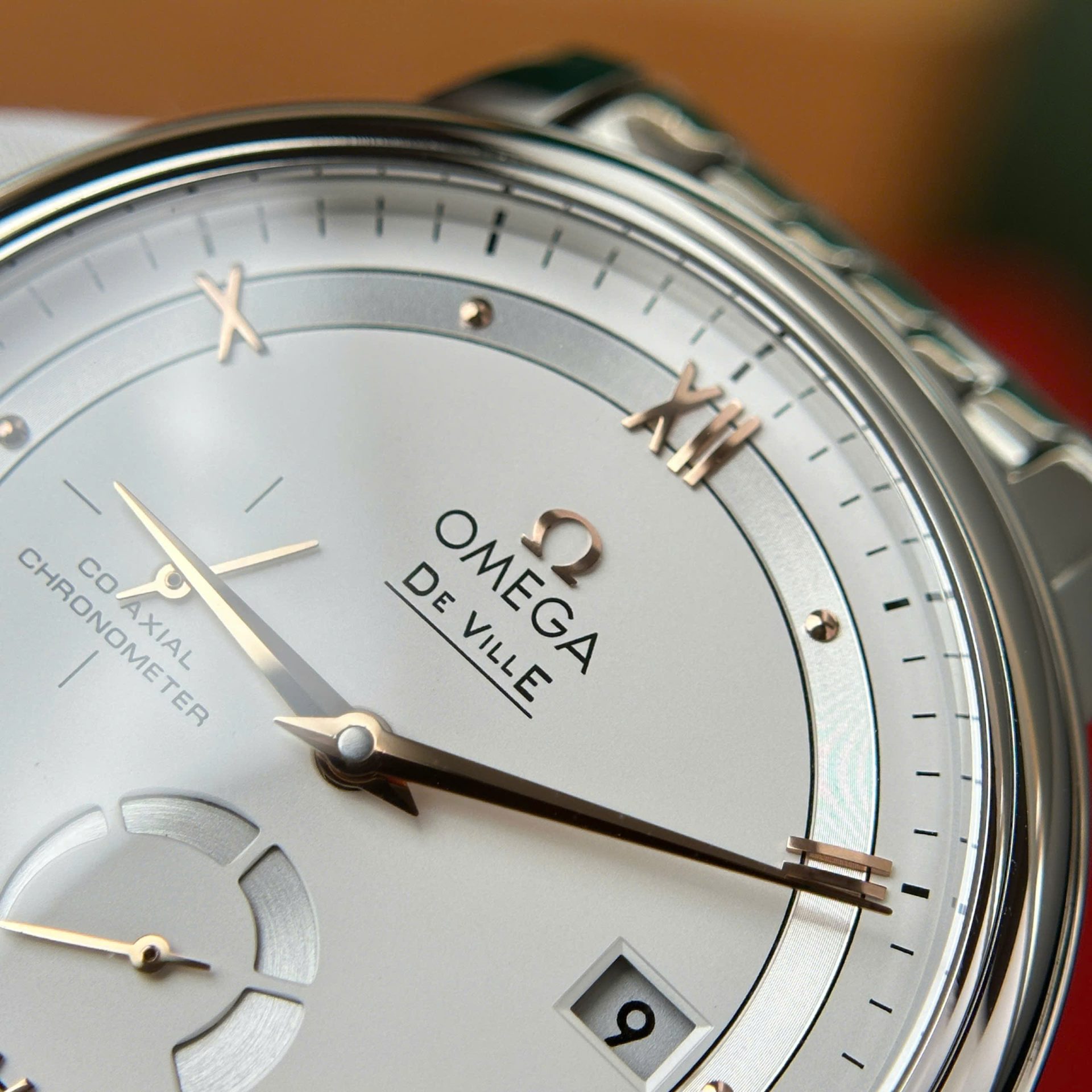 Omega De Ville Prestige Power Reserve Replica Watch White Dial Metal Wire 39.5mm - Top club