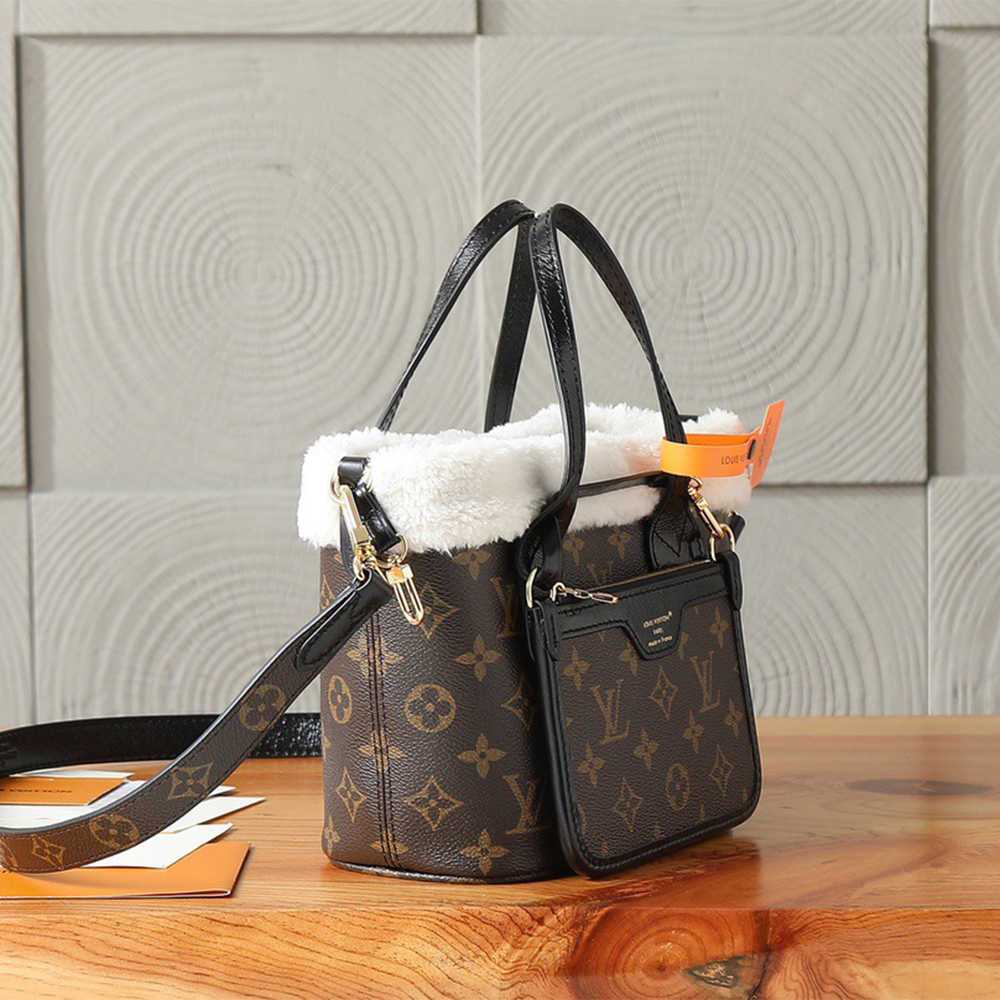 Louis Vuitton Neverfull Bandoulière Inside Out BB(10A Mirror Version)1:1High-quality replica
