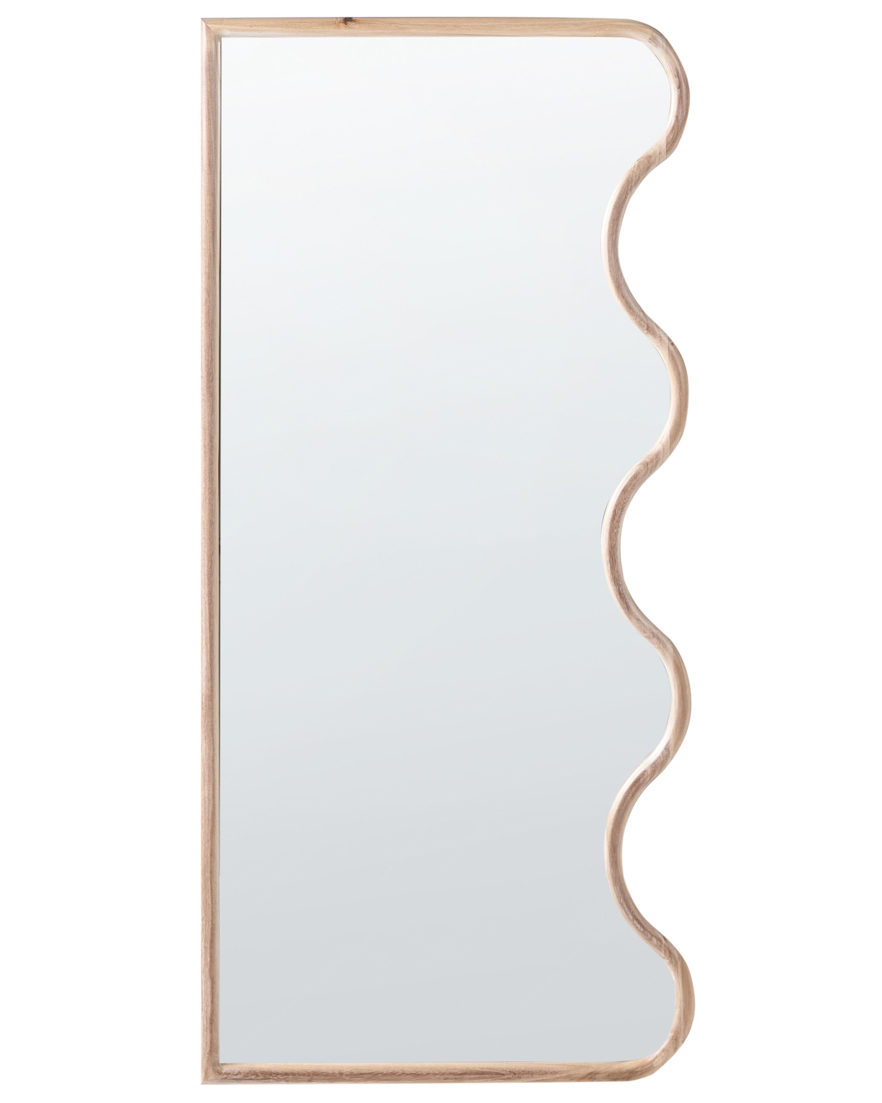 Wall Mirror MURAT 69 cm 150 cm Paulownia Wood Natural
