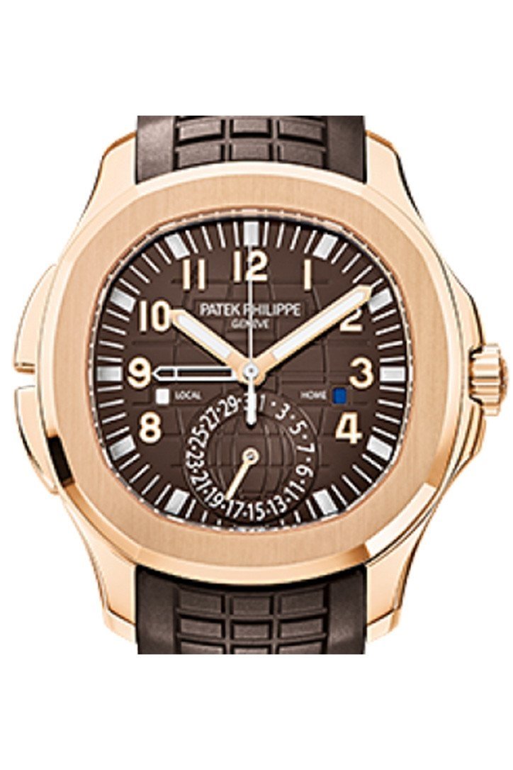 Patek Philippe Aquanaut Brown Embossed Arabic Dial Rose Gold Composite Men's Watch 5164R-001(1:1 replica) - Elite Watch Atelier