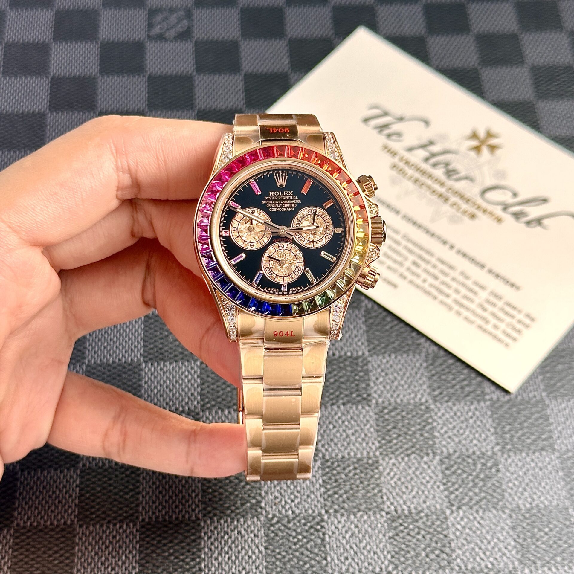 Rolex Daytona Rainbow Replica Watch High Quality NOOB Factory 40mm - Elite Watch Atelier