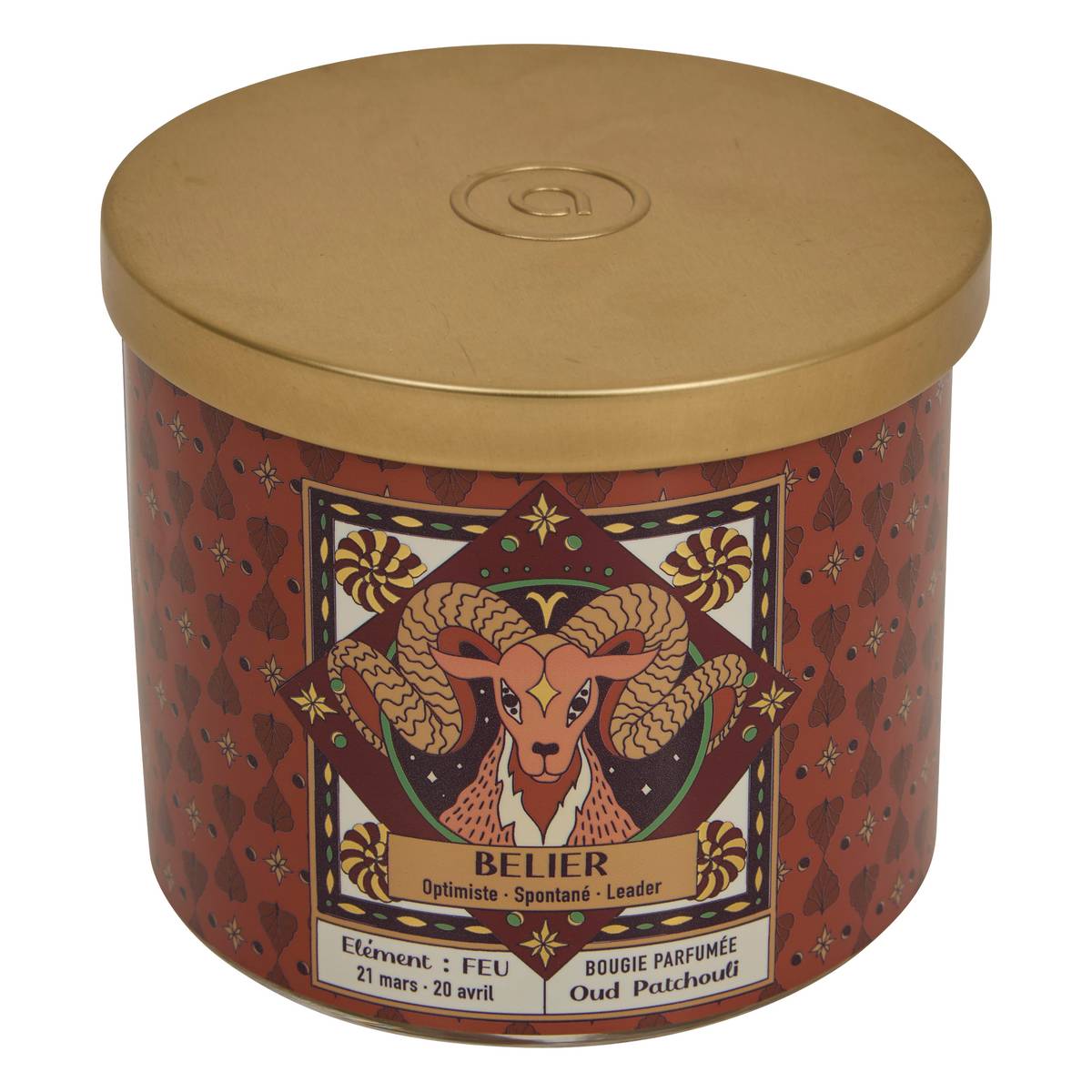 Scented Candle "Astro" Multiple Scents, Multicolor, 396g