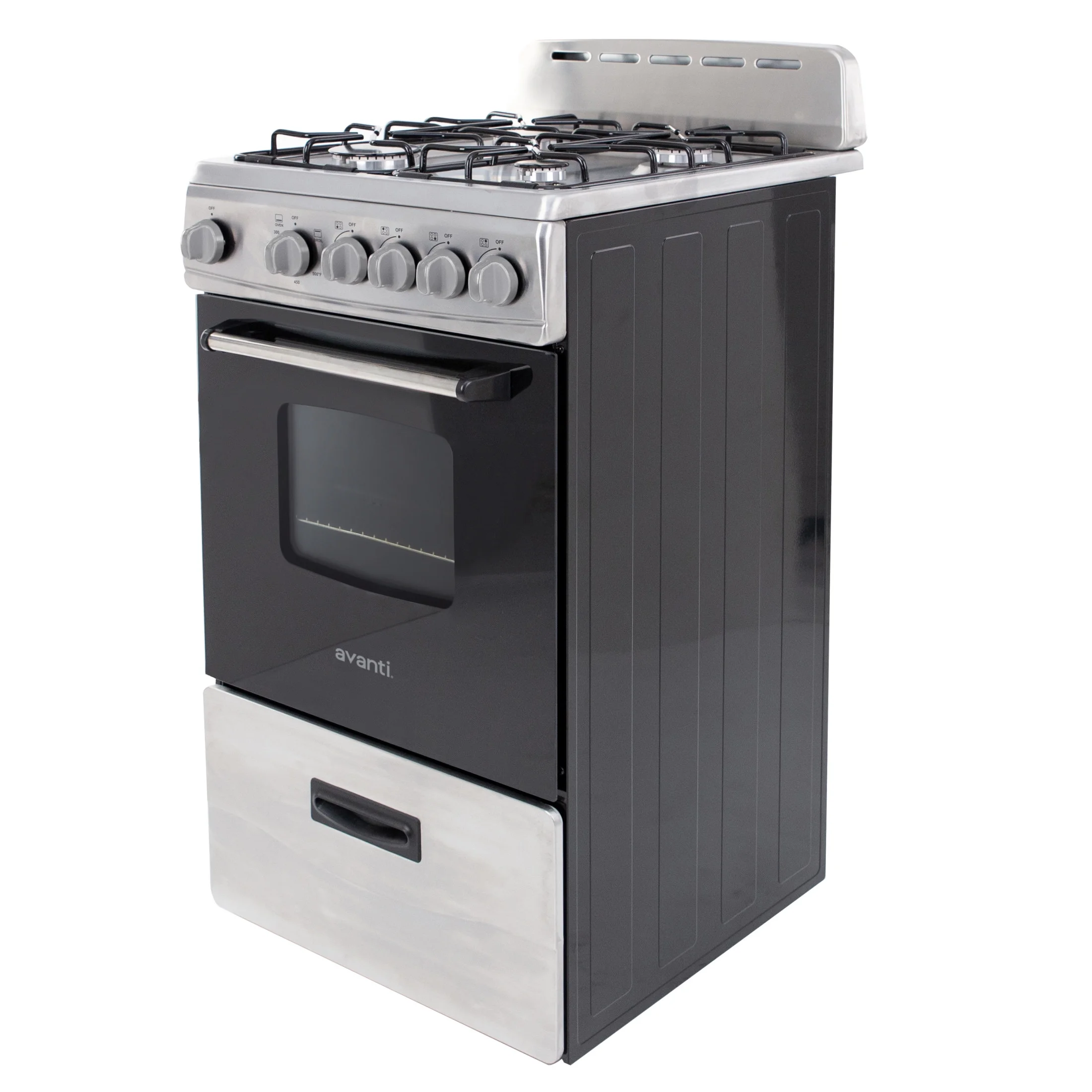 Avanti 20" Compact Gas Range Oven, in Stainless Steel (GR2013CSS) - Image 7