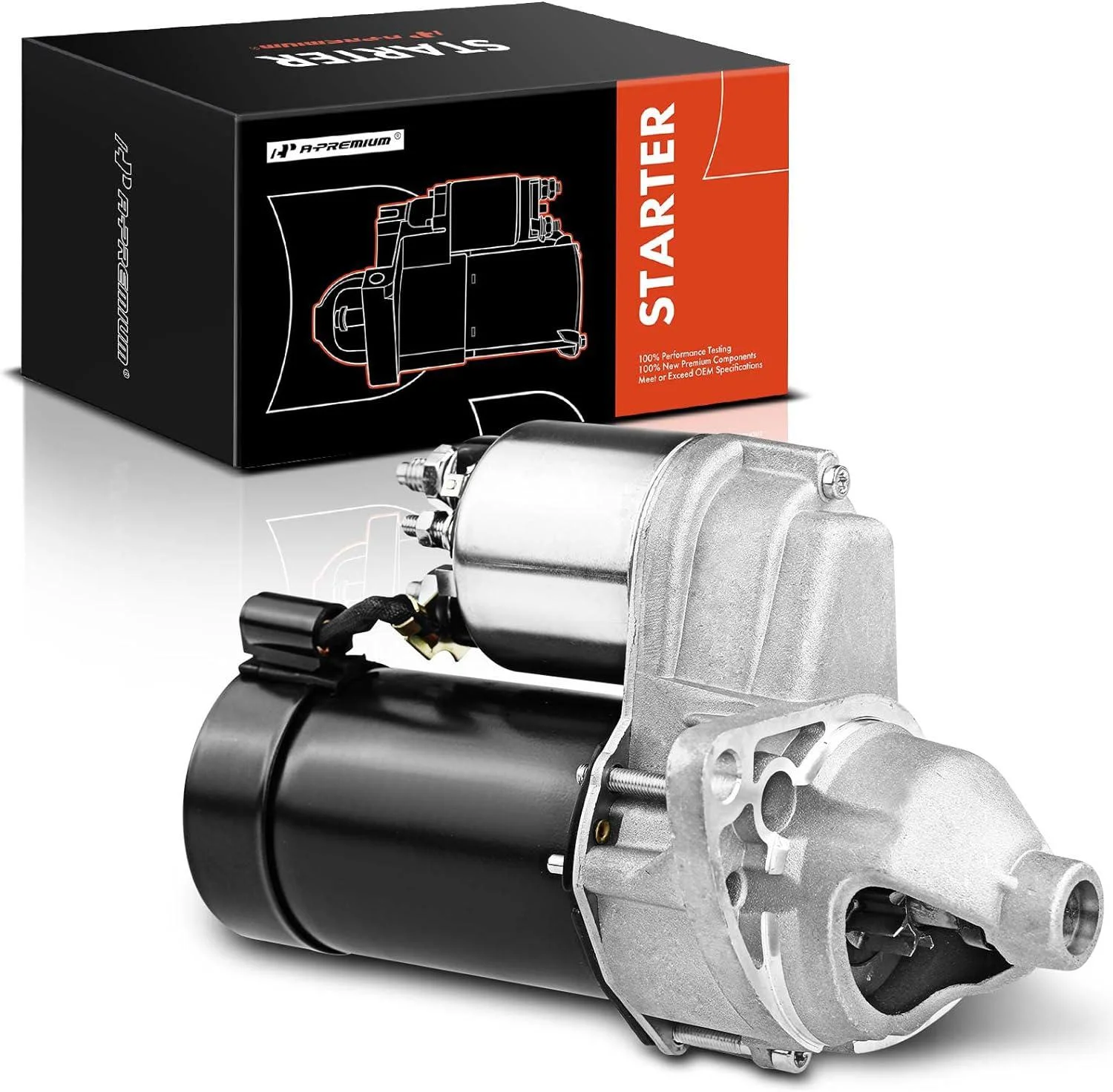 A-Premium Starter Motor Compatible with Saturn SW1 93-99, SW2 93-01, SL1 SL2 SL SC1 SC2 93-02, L4 1.9L Only, 12V 1.3KW 9-Tooth Clockwise, Replace# 21023719, 21020761, 21023994