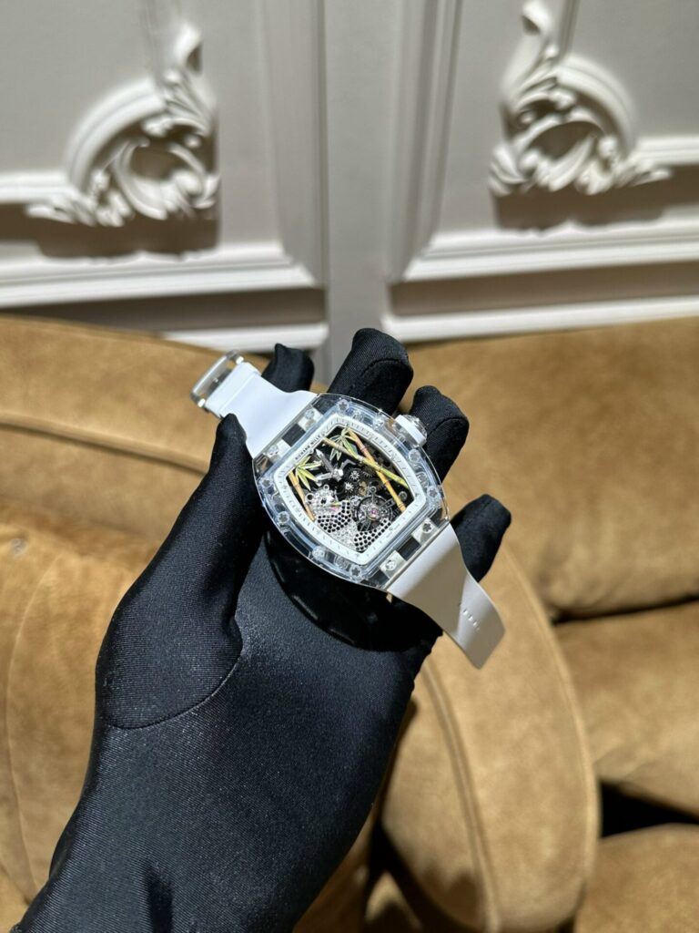 Richard Mille Replica 1:1 Watch RM26-01 Sapphire Tourbillon Transparent Case 43mm - Top club