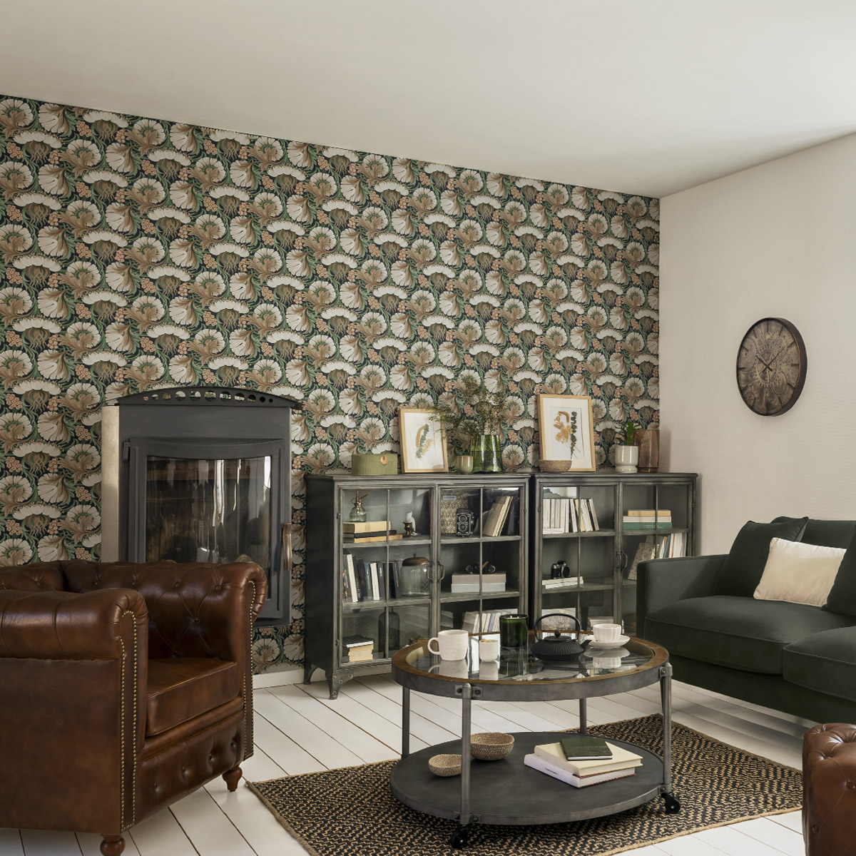 Clock"Deyan" Glass, d.50 cm