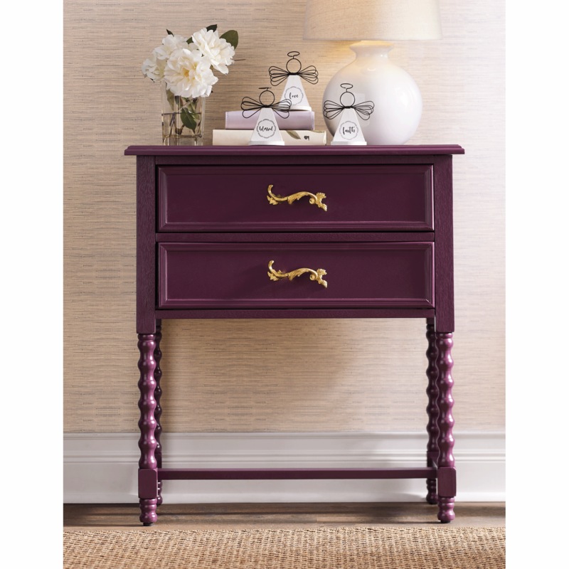 Plum Beaded-Leg Chest - MIDNIGHT VELVET CATALOG