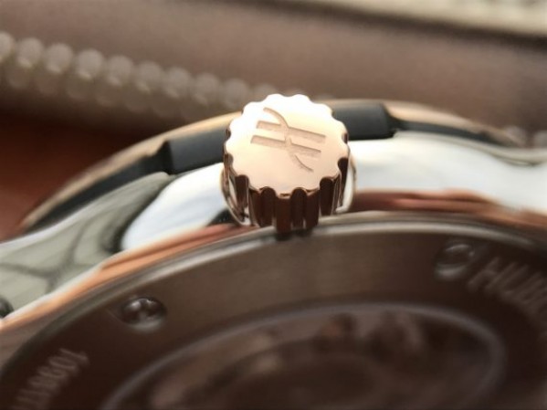 Replica Hublot Classic Fusion 42mm RG JJF White Dial Black Gummy Strap A2892 - Top club