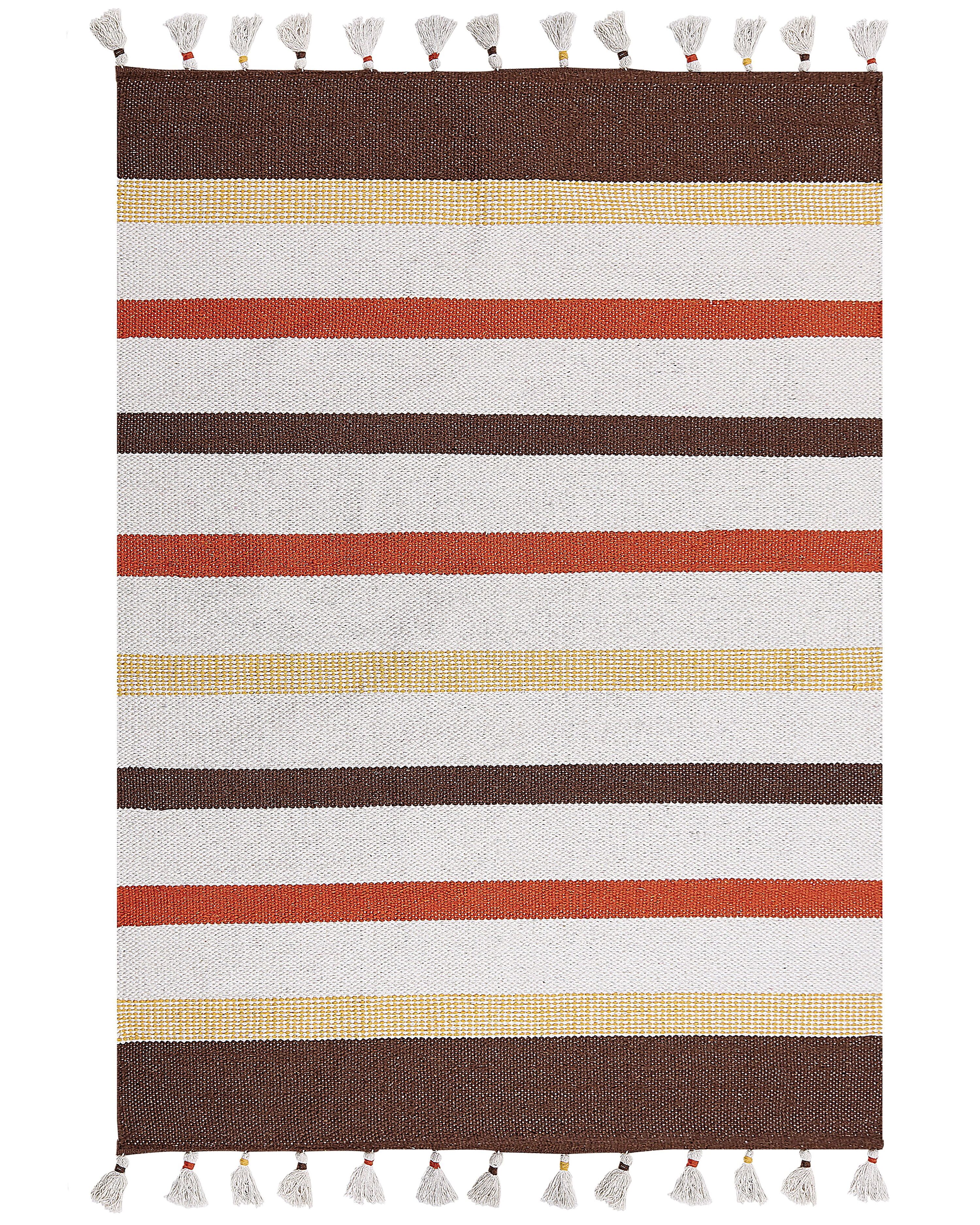 Rug HISARLI Brown 160 x 230 cm Cotton
