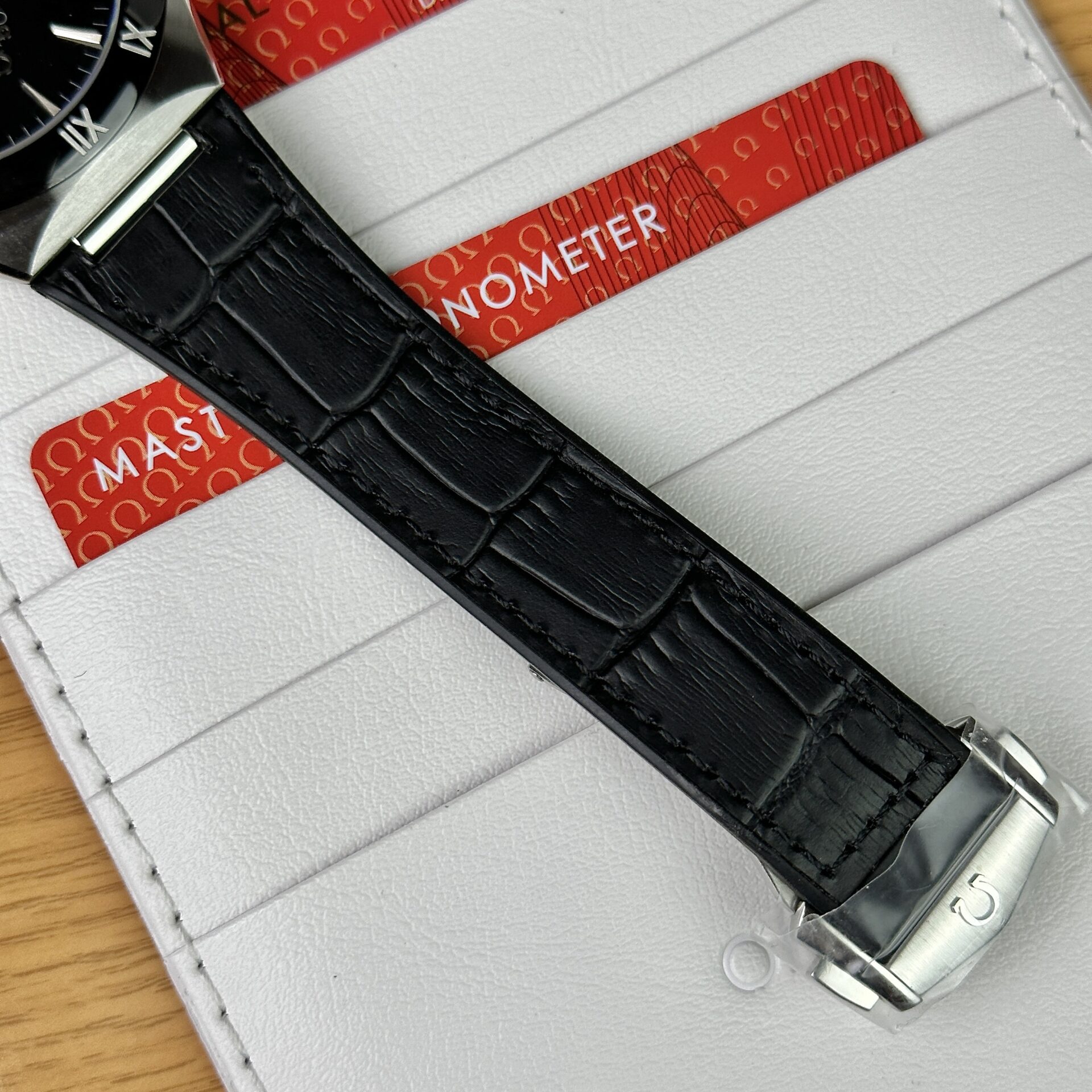 Omega Replica Watch Constellation Black Leather Strap Factory VS 41mm - Top club