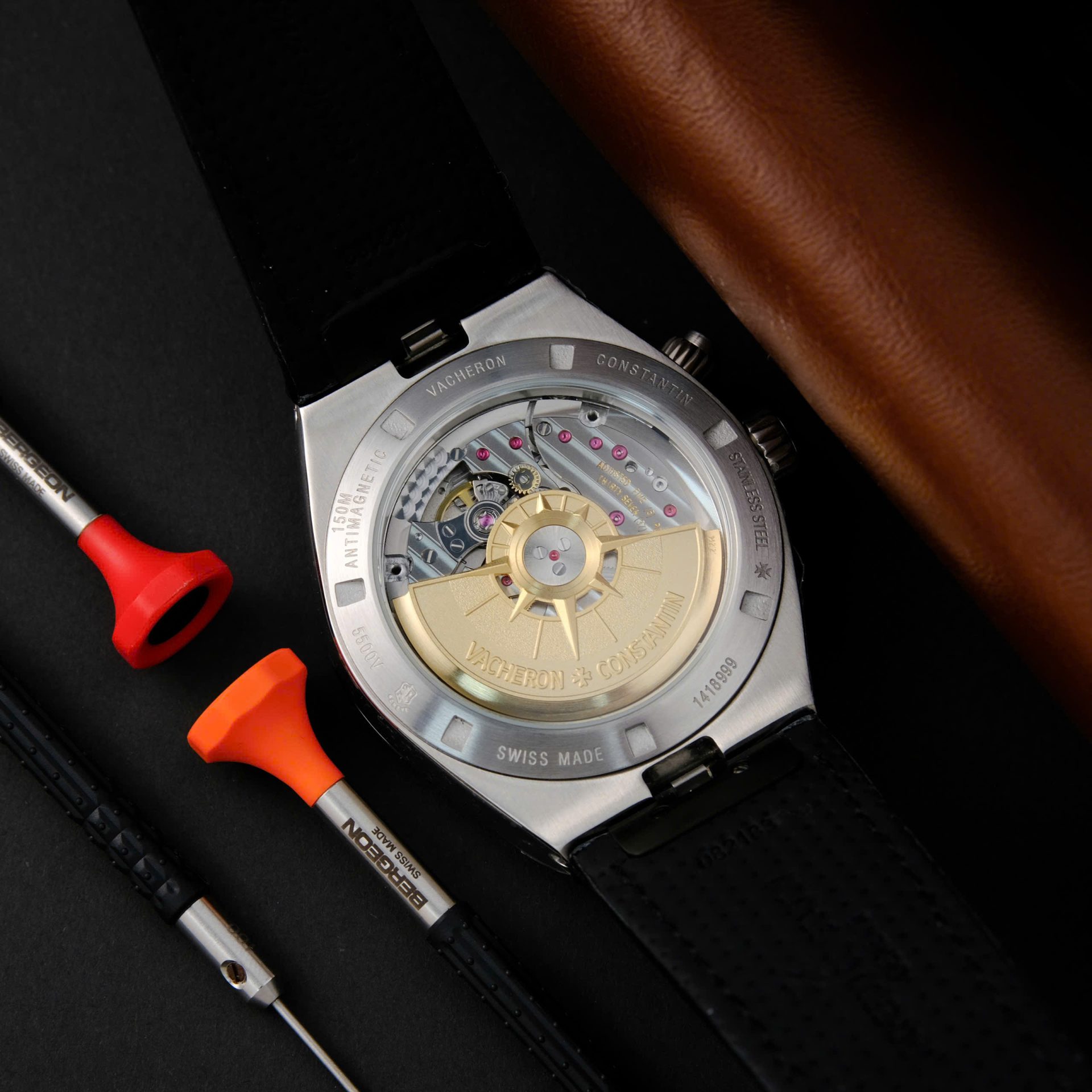 Vacheron Constantin Overseas Dual Time 7900V Replica Watch Black Dial PZ Factory 41mm - Top club