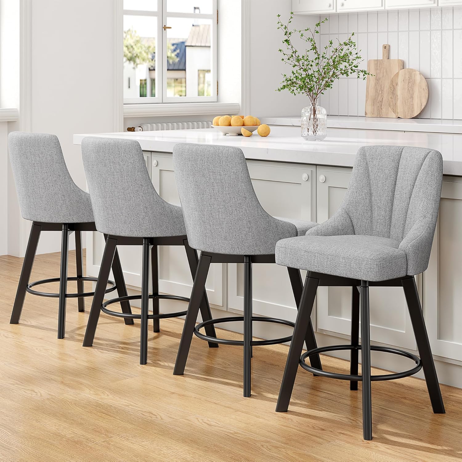 Bar Stools with Backs, 24