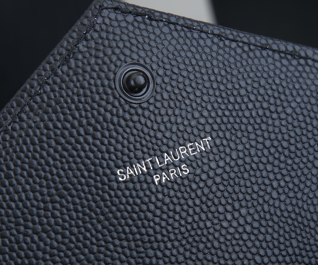 Replica Ysl Envelope Chain Wallet In Grain De Poudre Embossed Leather 18881:1High-quality replica