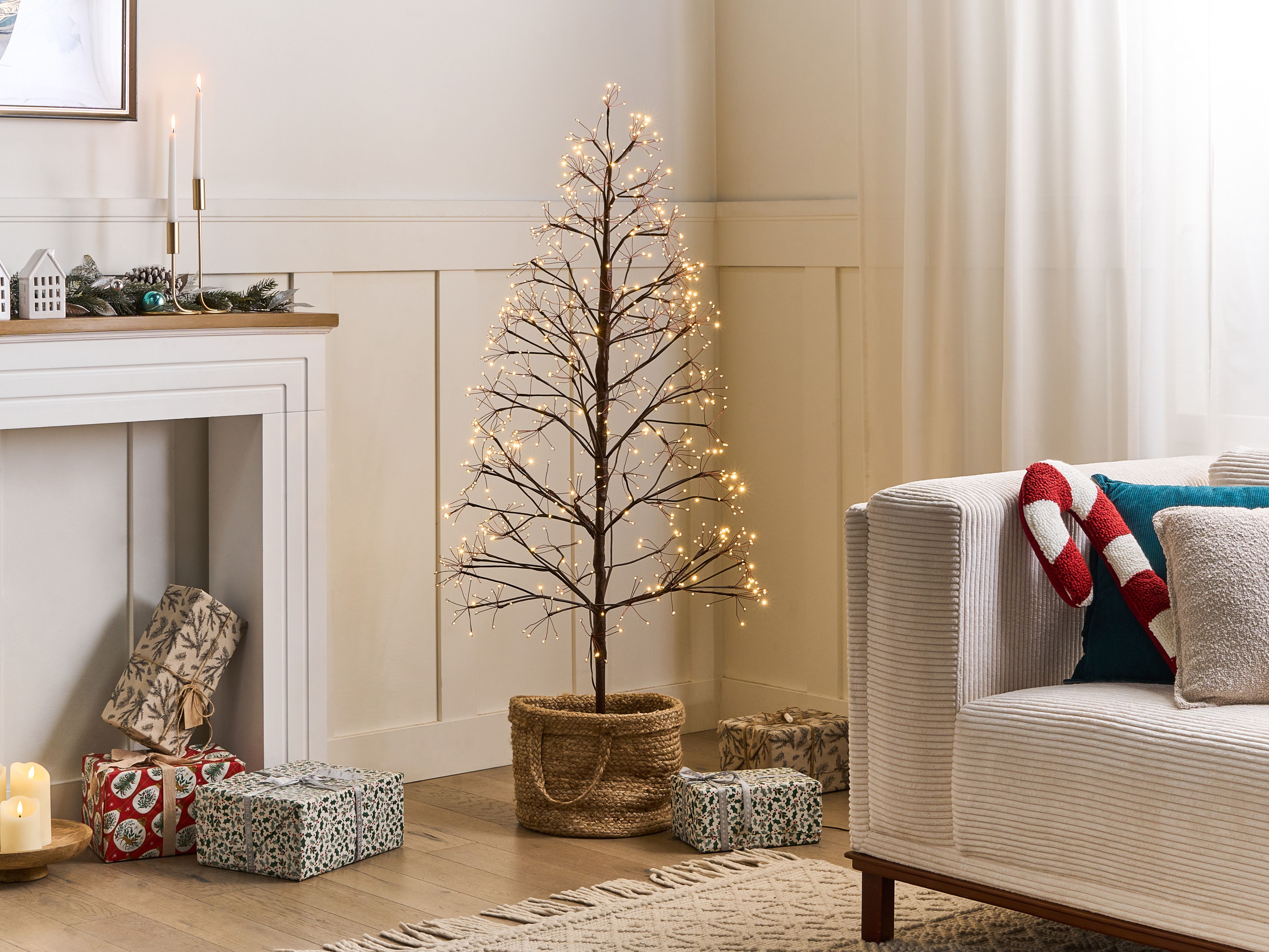 Outdoor Decoration LED LONKARI Tree 150 cm Brown