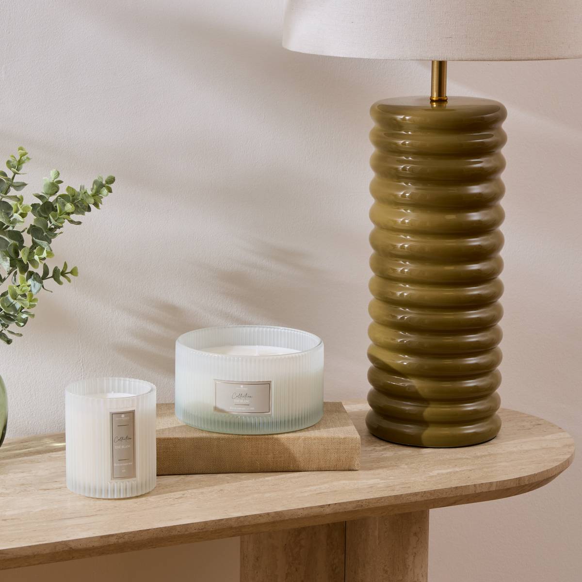 Scented Candle "Albie" White tea, White, 635g