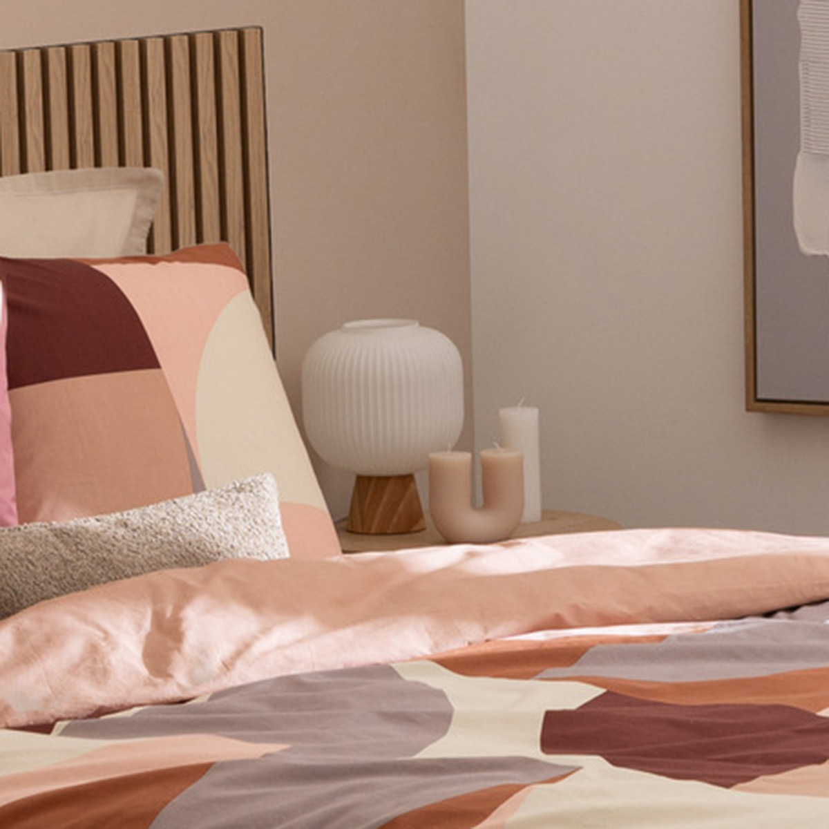 "Demi" stick candle White, 229g