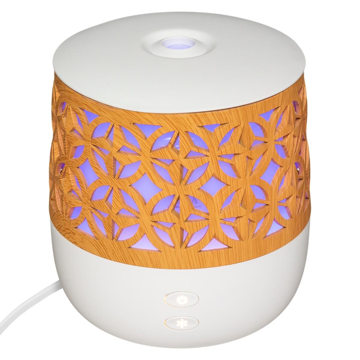 Essential oil diffuser White and wood, 100ml