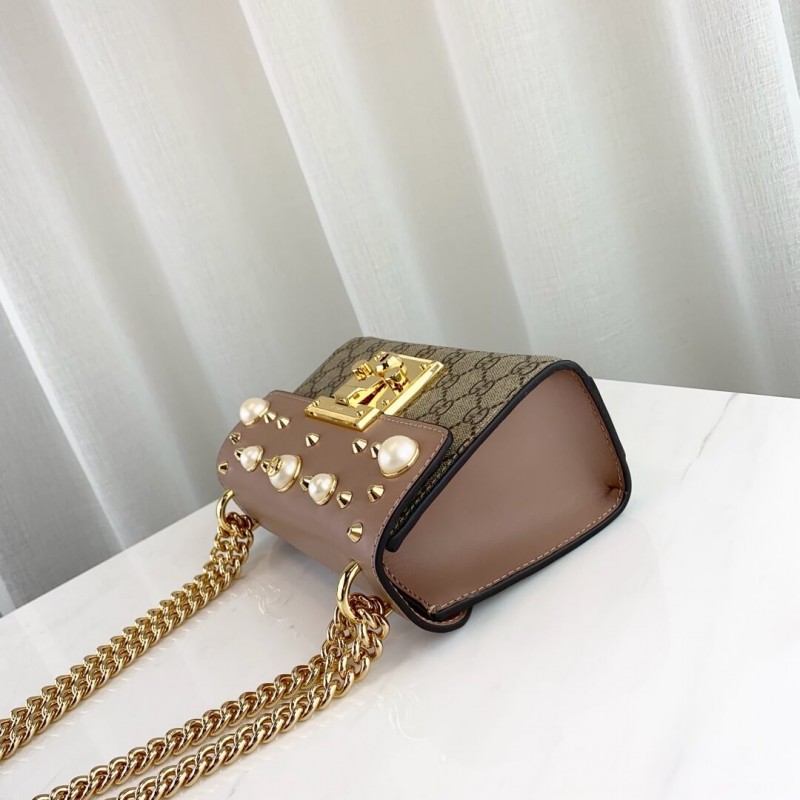 Replica Gucci Padlock Studded Gg Supreme Shoulder Bag 4321821:1High-quality replica