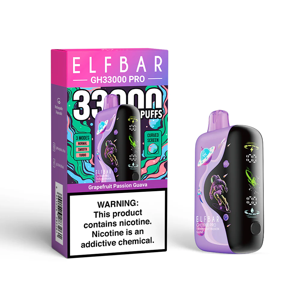 ELFBAR GH33000 PRO ładowalny jednorazowy e-papieros (wszystkie smaki)