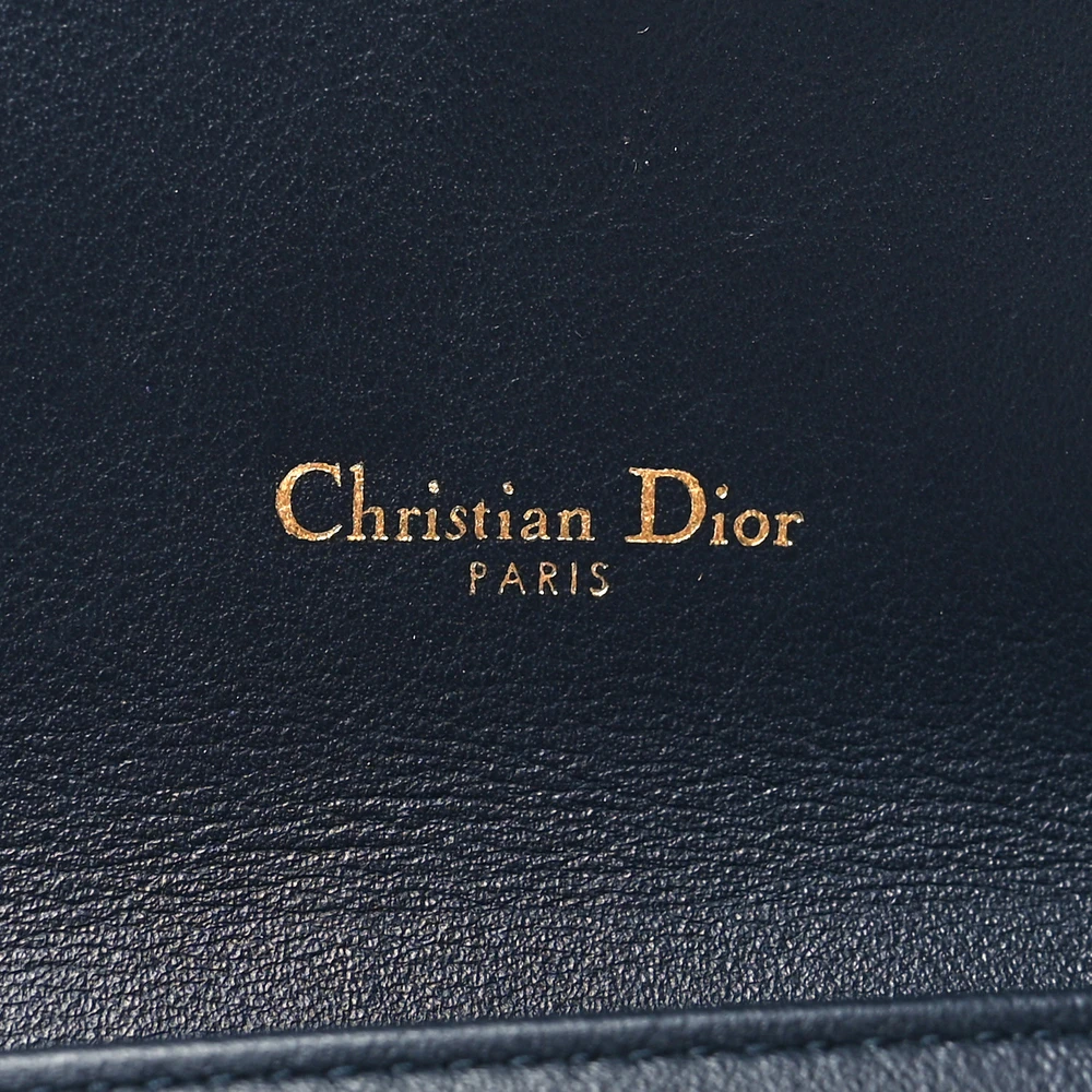 Dior Mirror Quality Replica – Saddle Wallet with Brass Chain