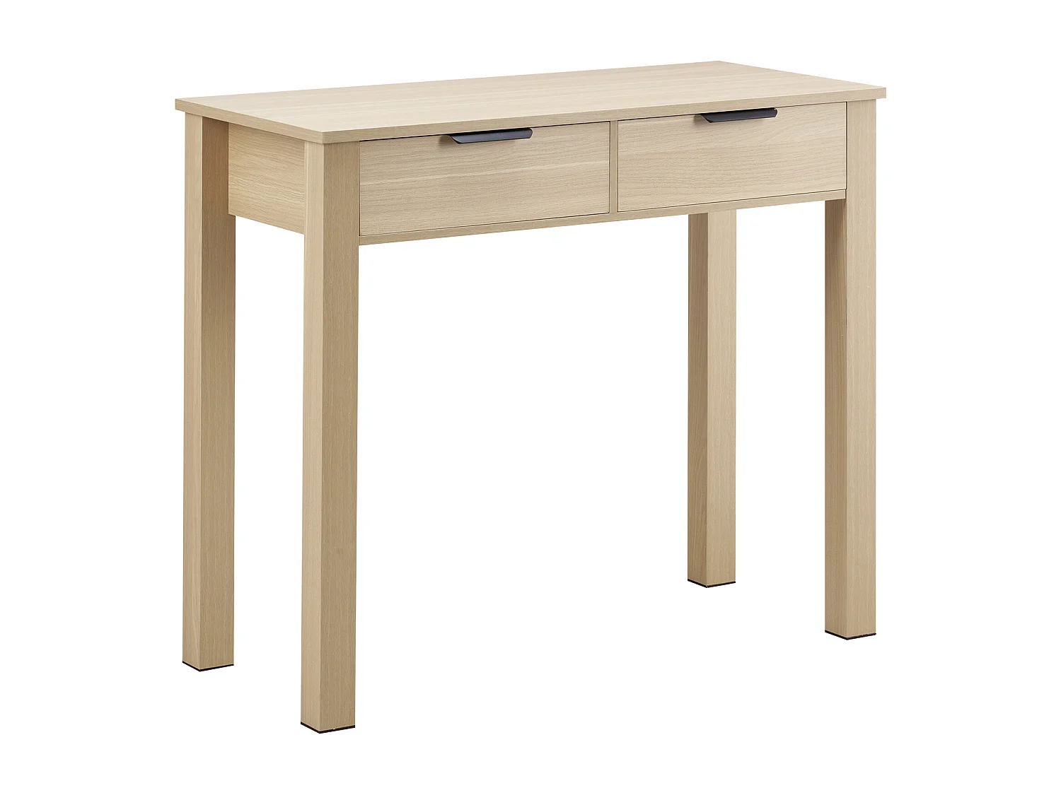 Table de Bureau Petit SucceBuy Petit Bureau Informatique avec Tiroirs en Bois Clair pour Chambre