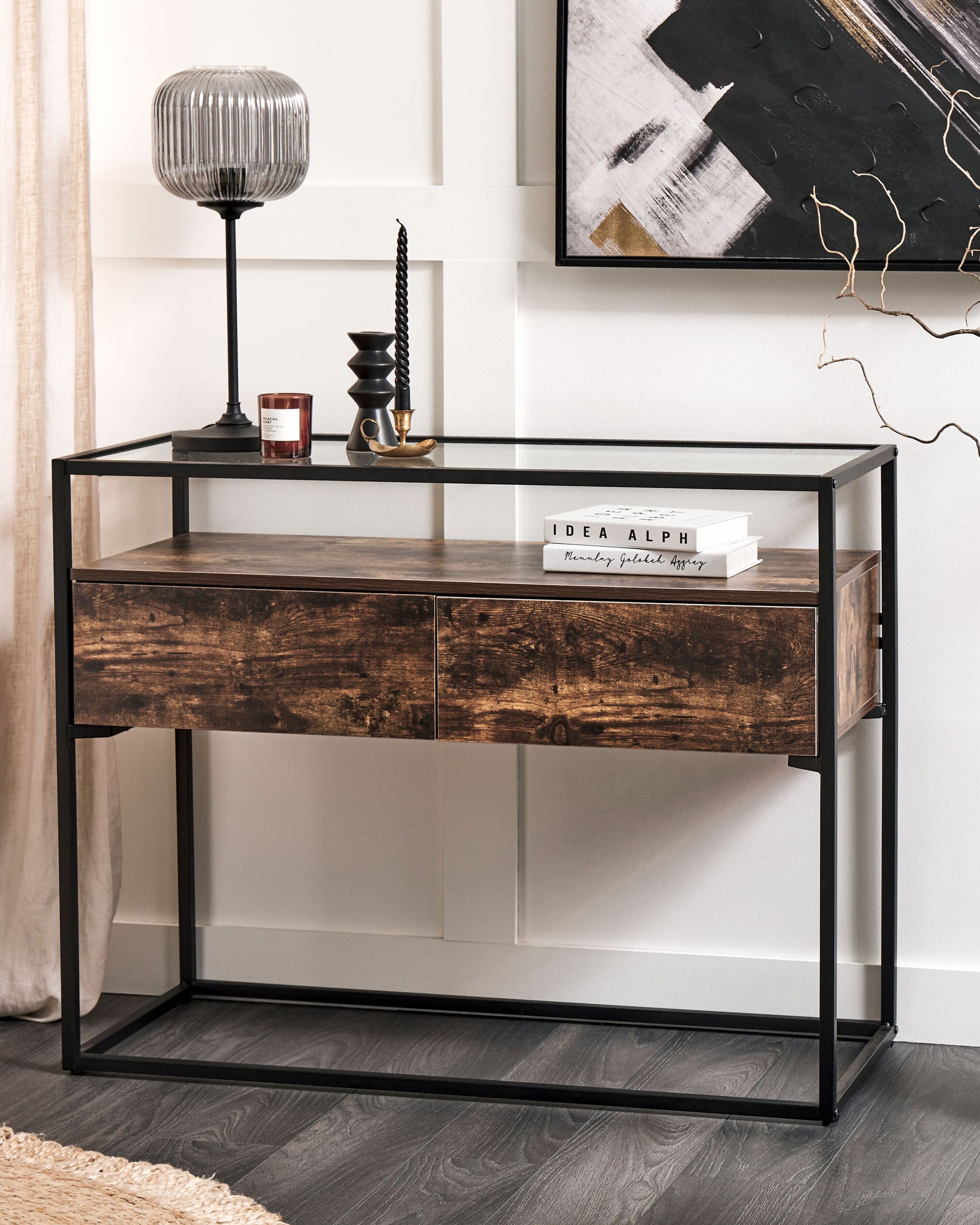 Console Table MAUK Dark Brown