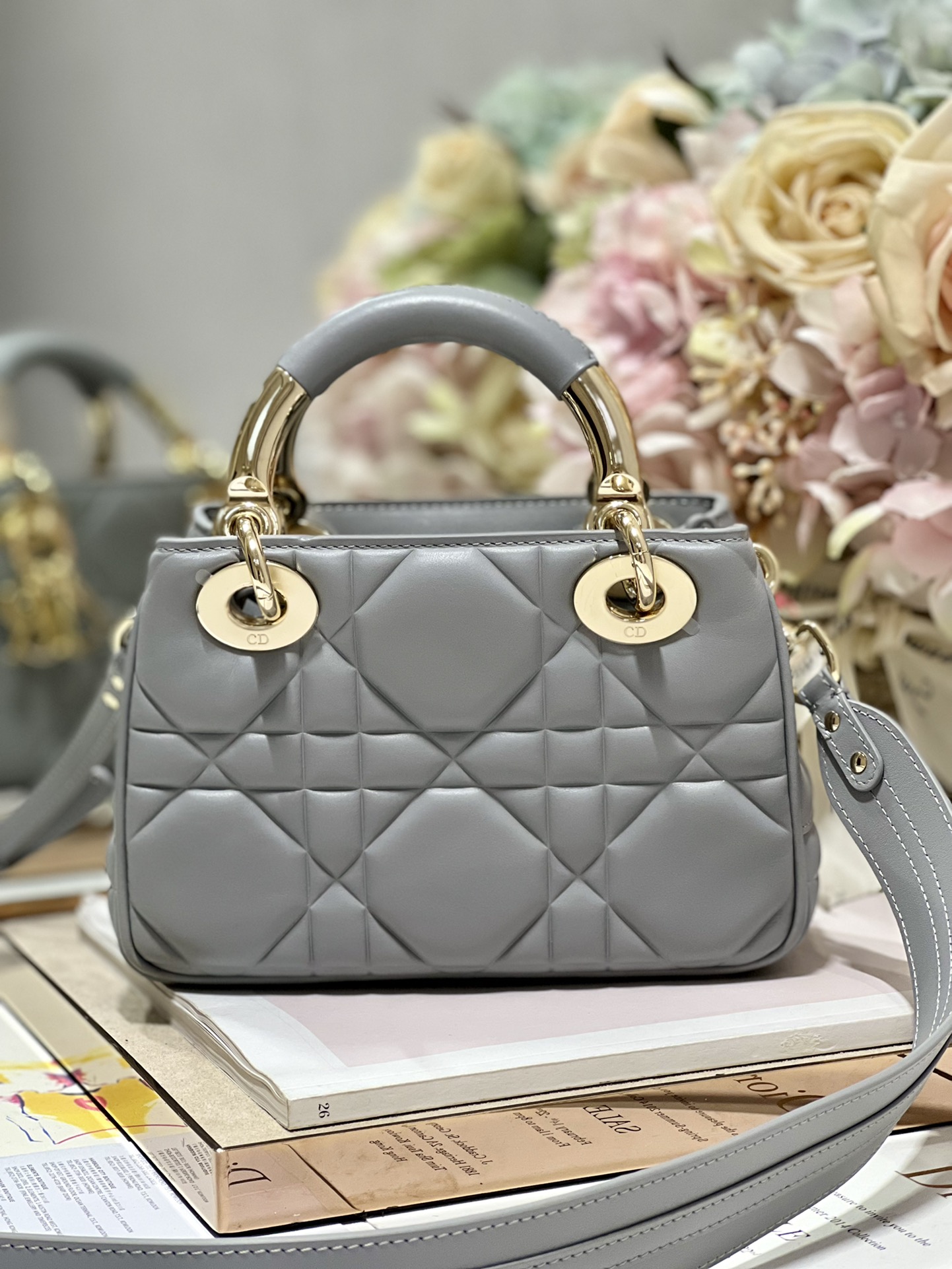 The Lady 95.22 Bag Black/White/Grey/Green For Women 7.5in/ 19cm1:1High-quality replica